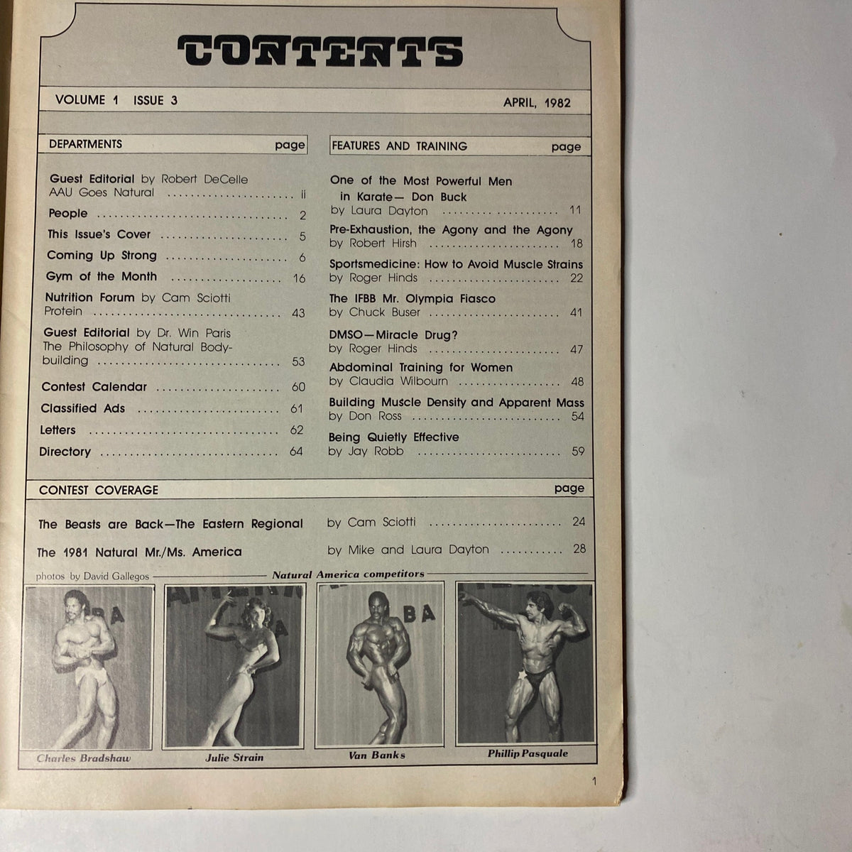 Natural Bodybuilding Apr 1982 Chuck Buser
