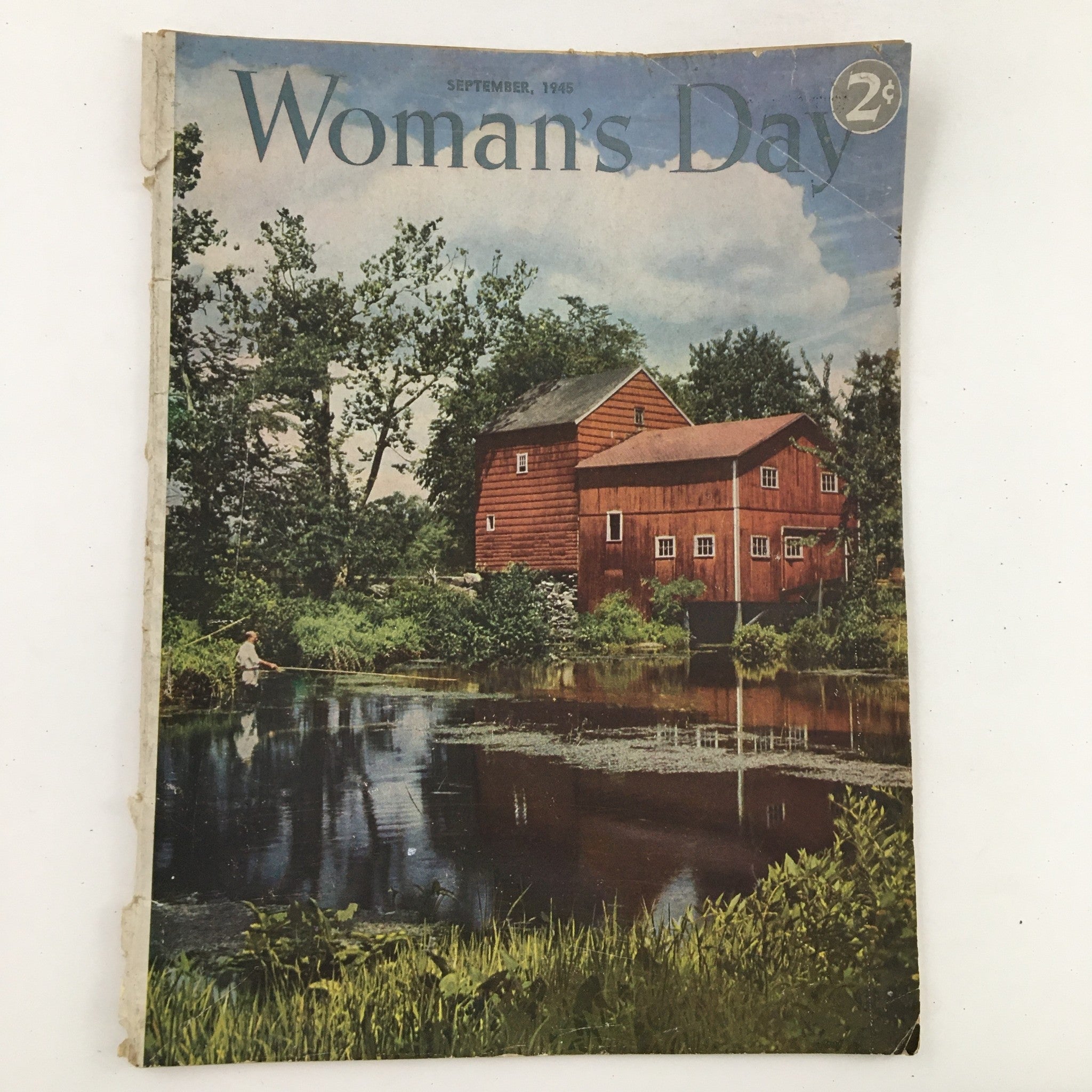 Woman's Day Magazine September 1945 Milestones in United States History No Label