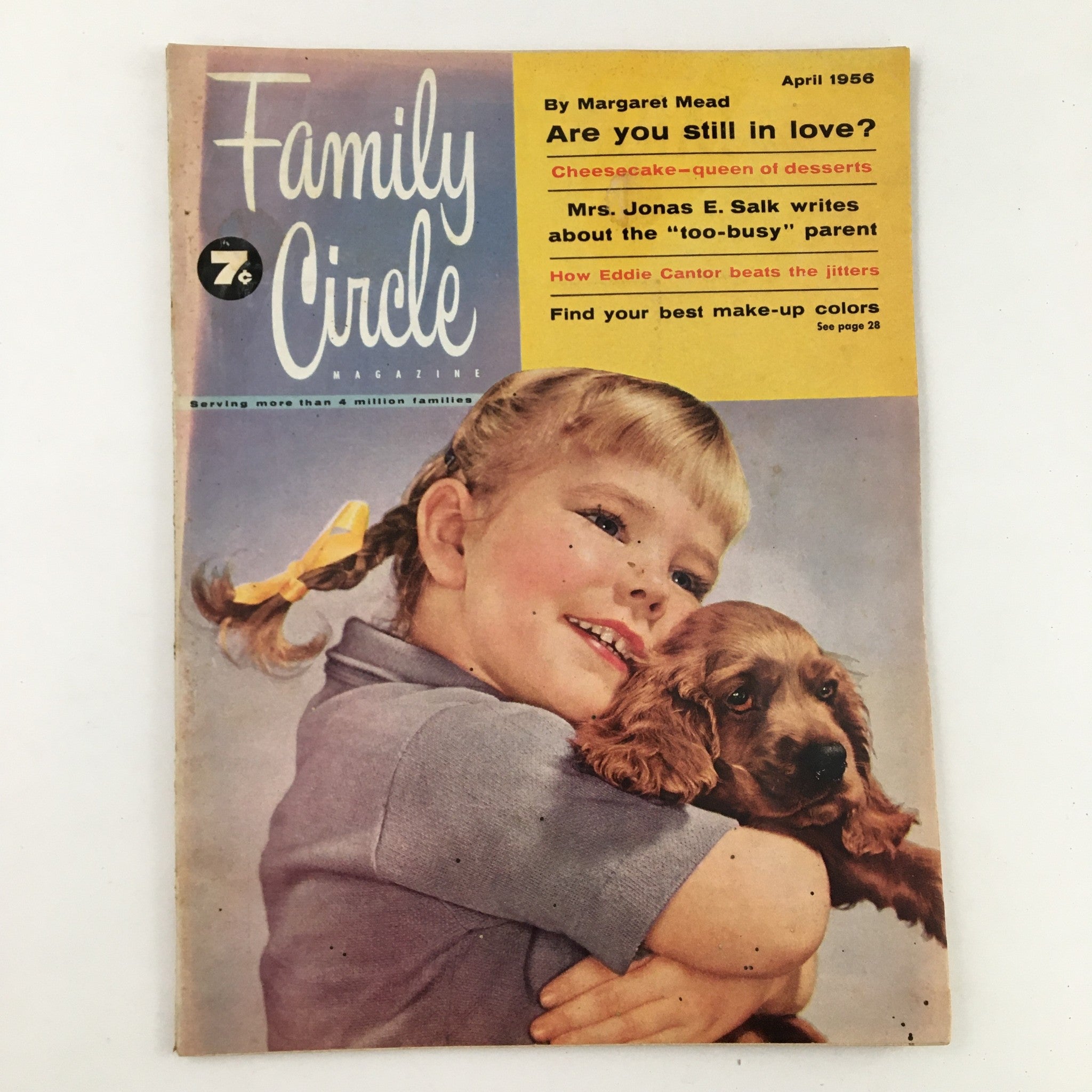 Family Circle Magazine April 1956 Mrs. Jonas E. Salk "Too Busy" Parent No Label