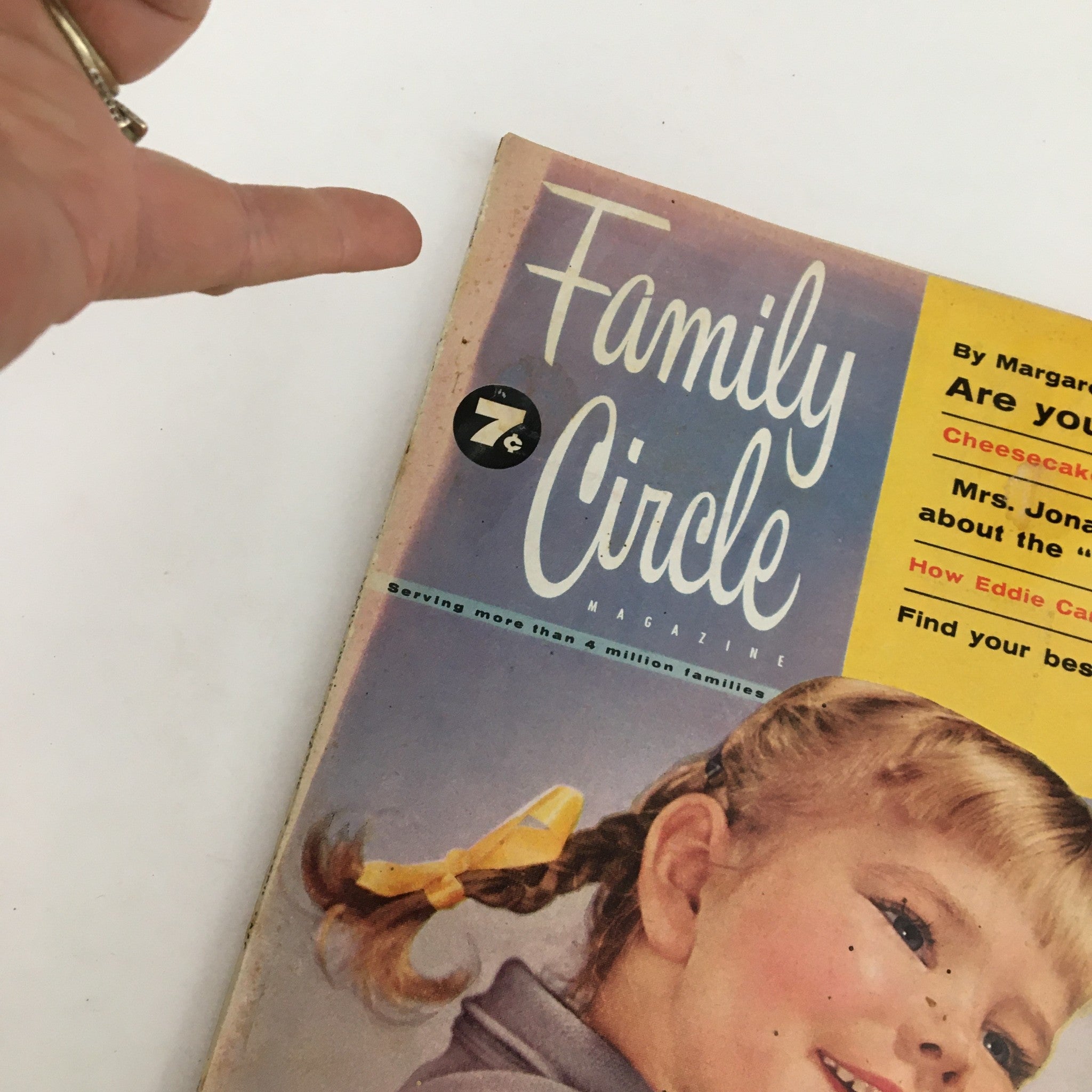 Family Circle Magazine April 1956 Mrs. Jonas E. Salk "Too Busy" Parent No Label