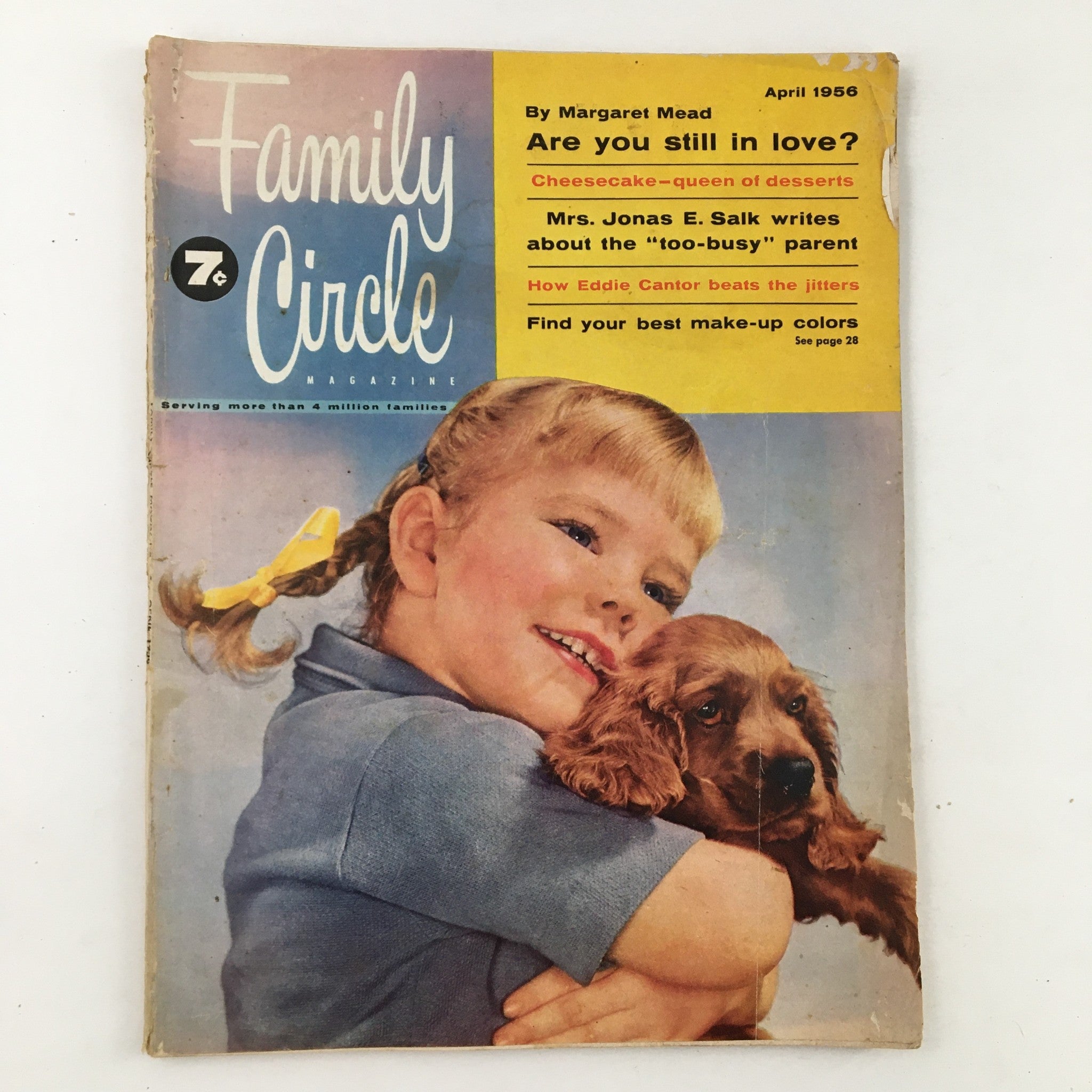 Family Circle Magazine April 1956 How Eddie Cantor Beats The Jitters No Label