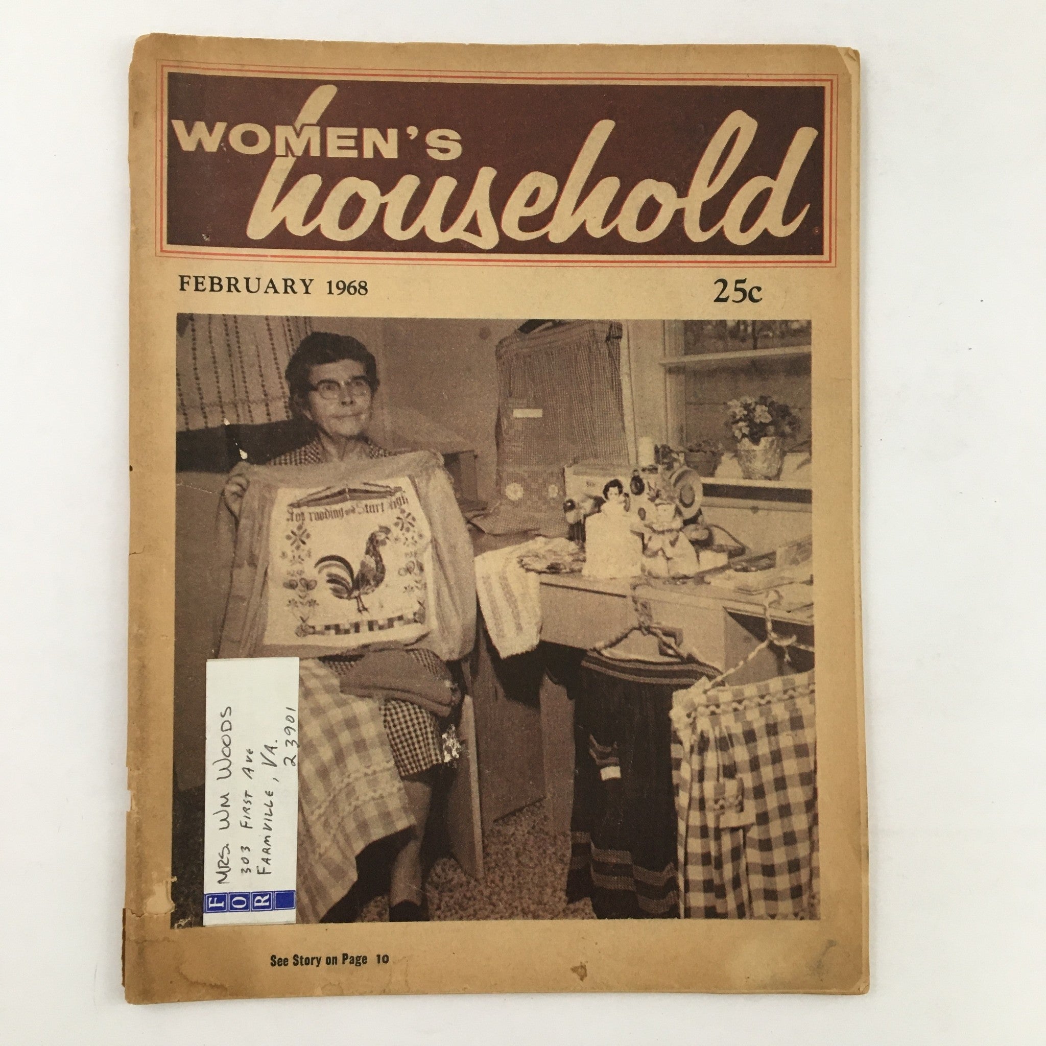 Women's Household Magazine February 1968 Pedro Pasquali Looking for Mail