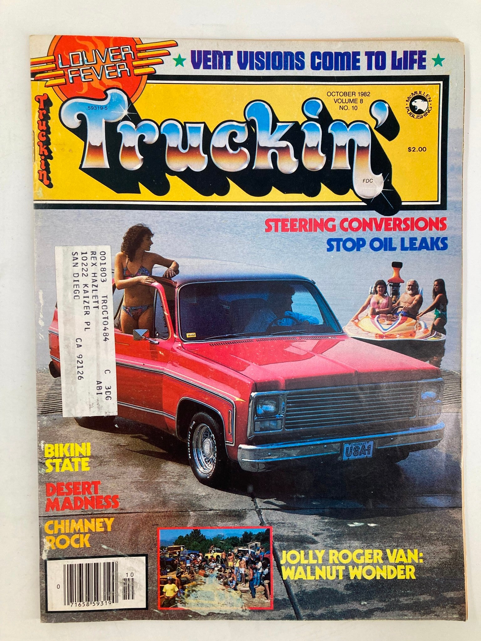 VTG Truckin Magazine October 1982 Steering Conversions Stop Oil Leaks