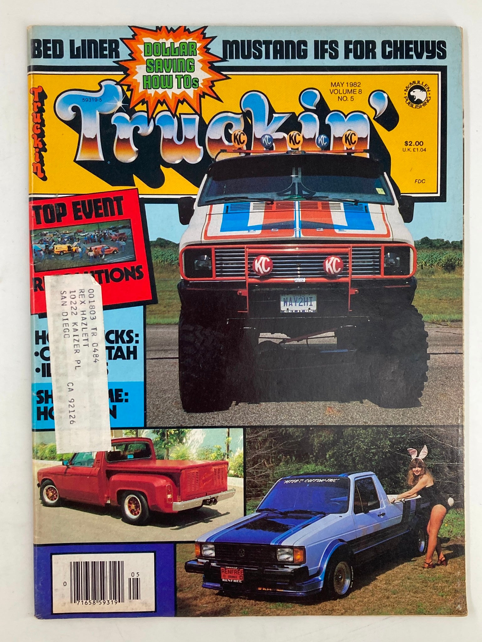 VTG Truckin Magazine May 1982 Mark Ligget's '77 Dodge Four-by Wintersville, Ohio