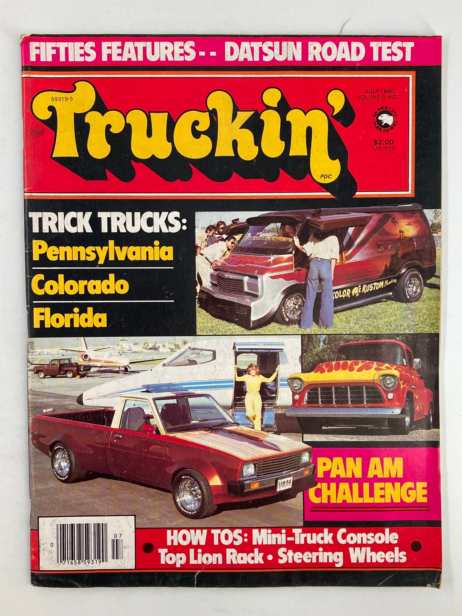 VTG Truckin Magazine July 1980 Trick Trucks Pennsylvania, Colorado & Florida