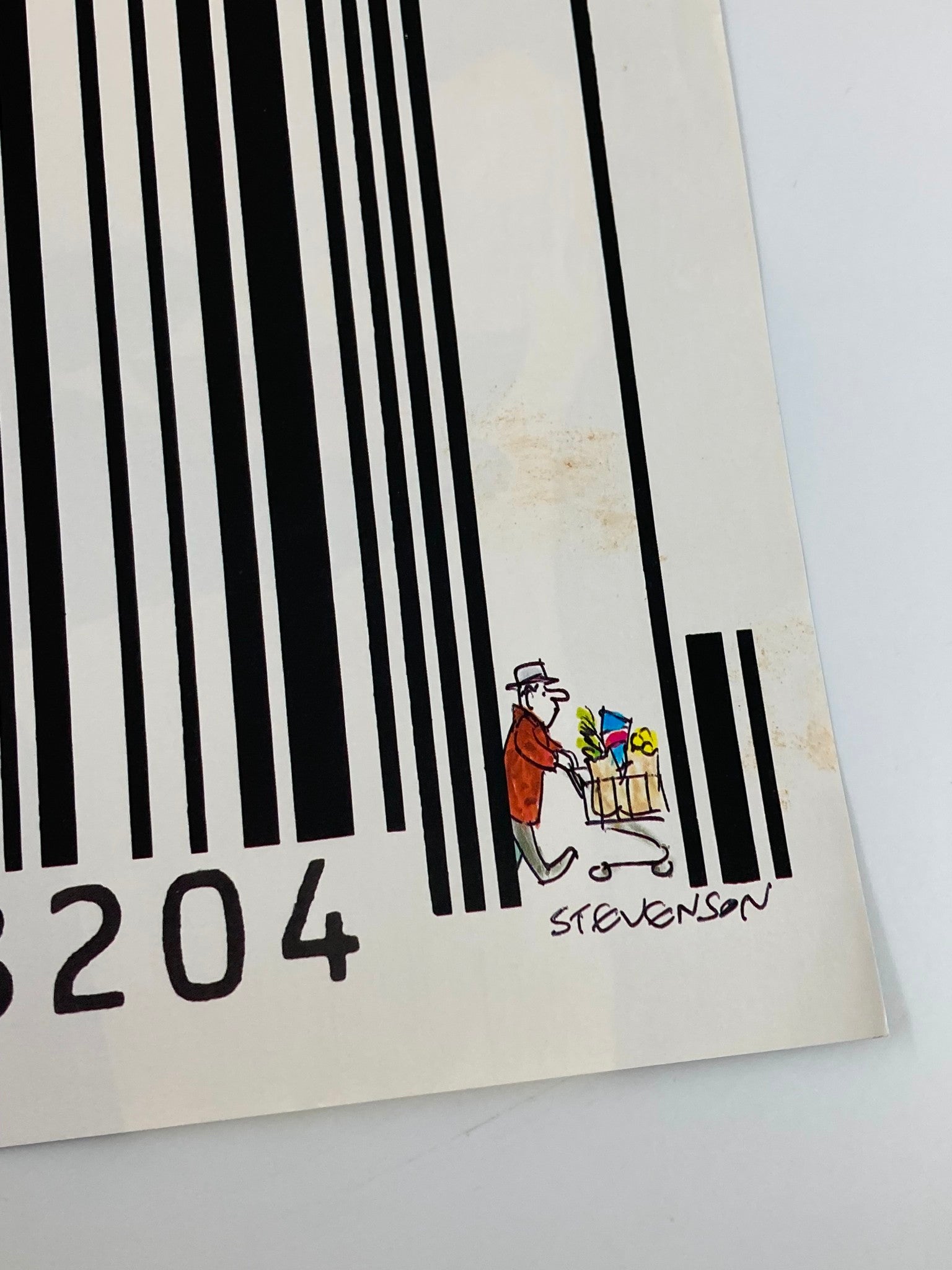 COVER ONLY The New Yorker November 14 1988 Barcode Shopping by James Stevenson