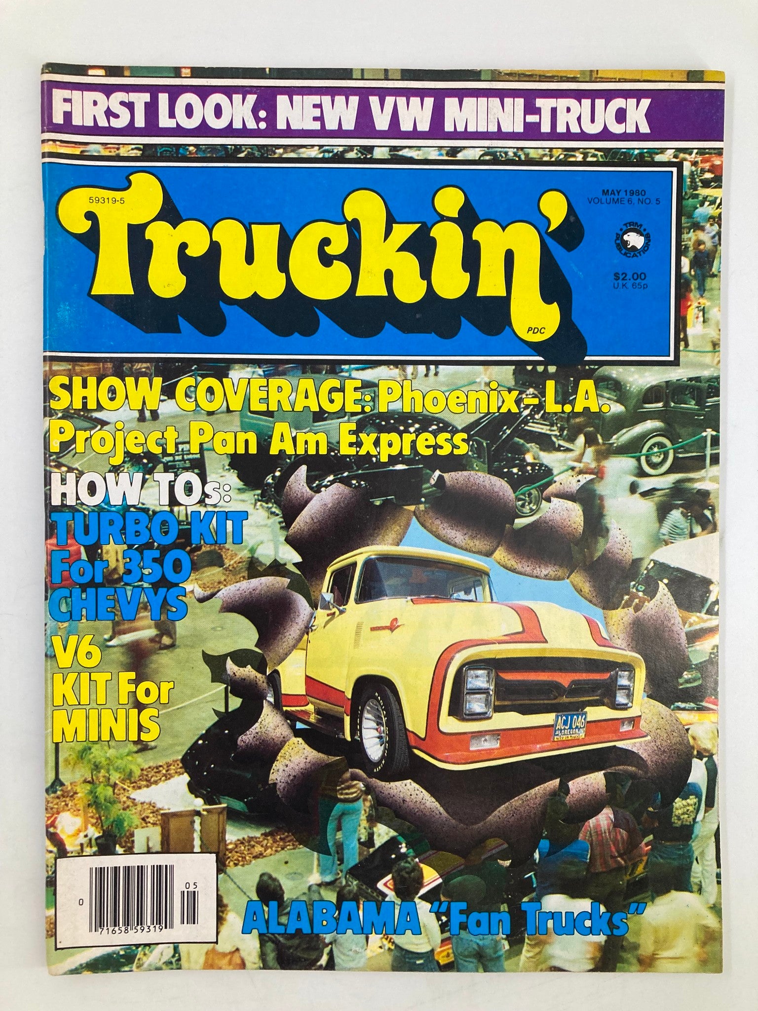 VTG Truckin Magazine May 1980 The L.A. World of Wheels & Cracker Jack No Label