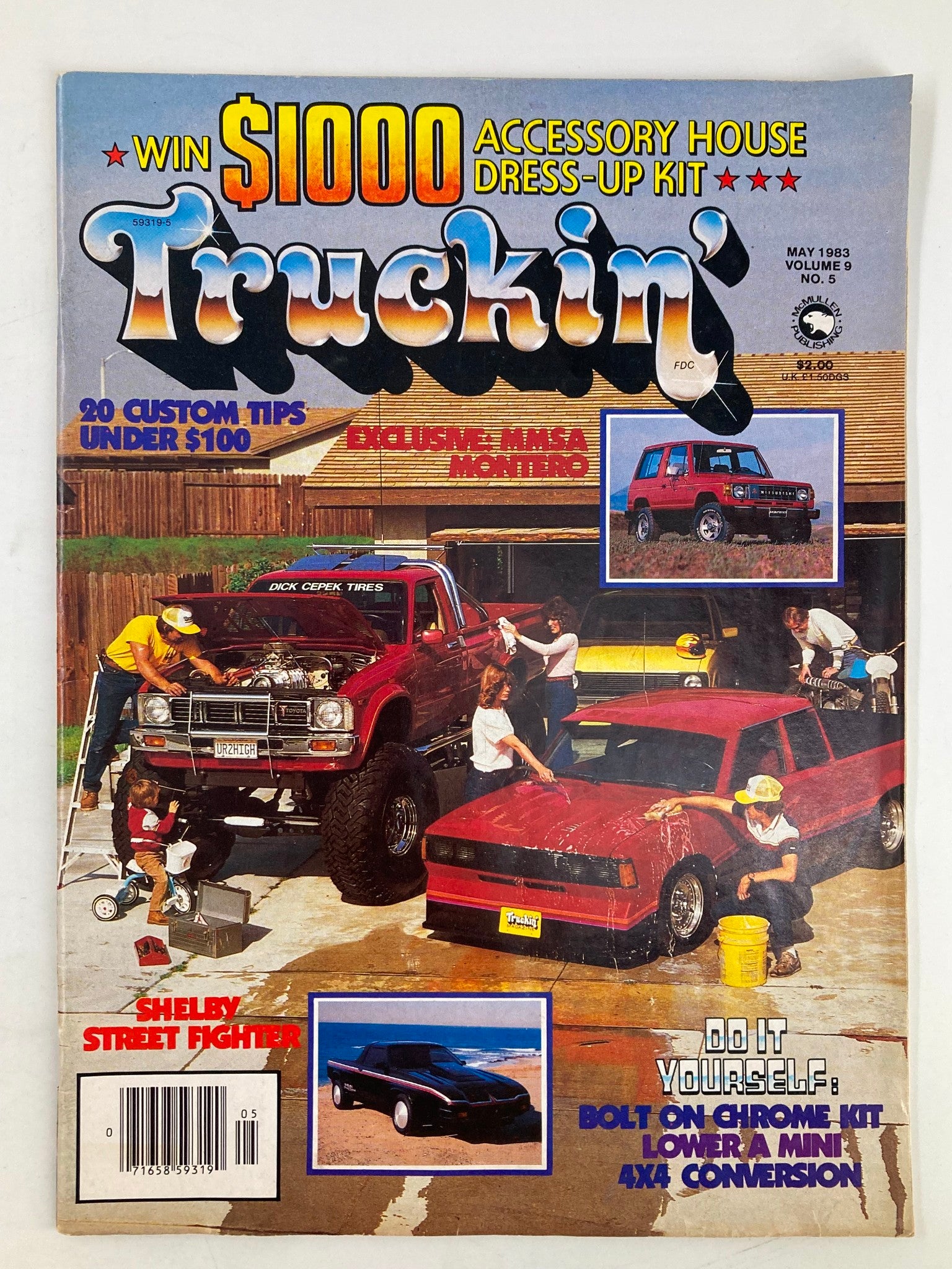 VTG Truckin Magazine May 1983 DIY Bolt On Chrome Kit 4x4 Conversion No Label