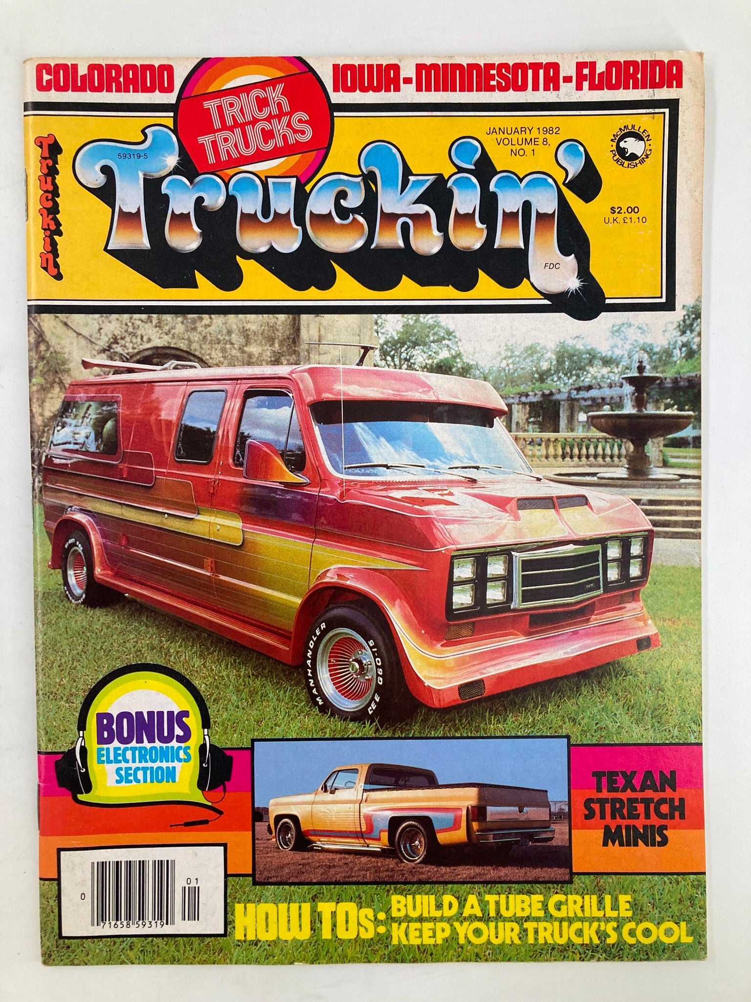 VTG Truckin Magazine January 1982 How To Build A Tube Grille No Label