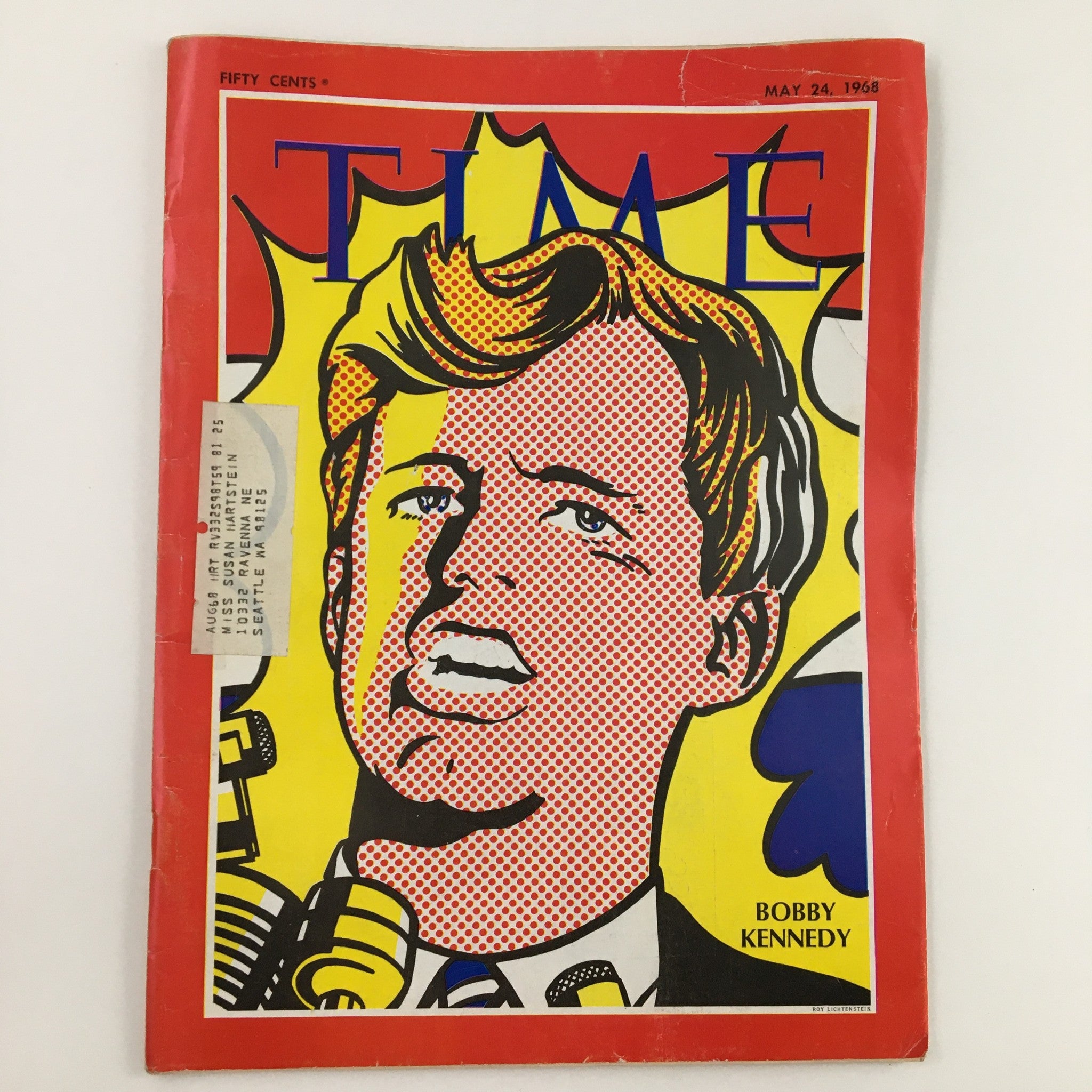 Time Magazine May 24 1968 Vol. 91 No. 21 Bobby Kennedy Cartoon Illustration