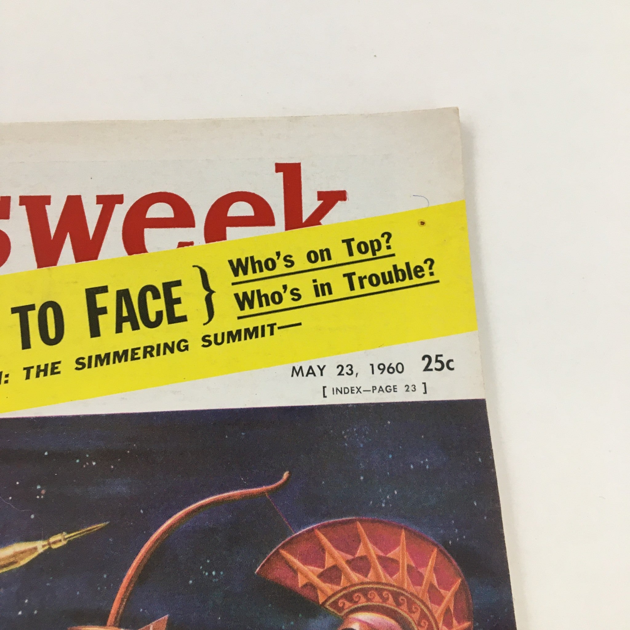 Newsweek Magazine May 23 1960 Eisenhower & Kennedy Face to Face No Label