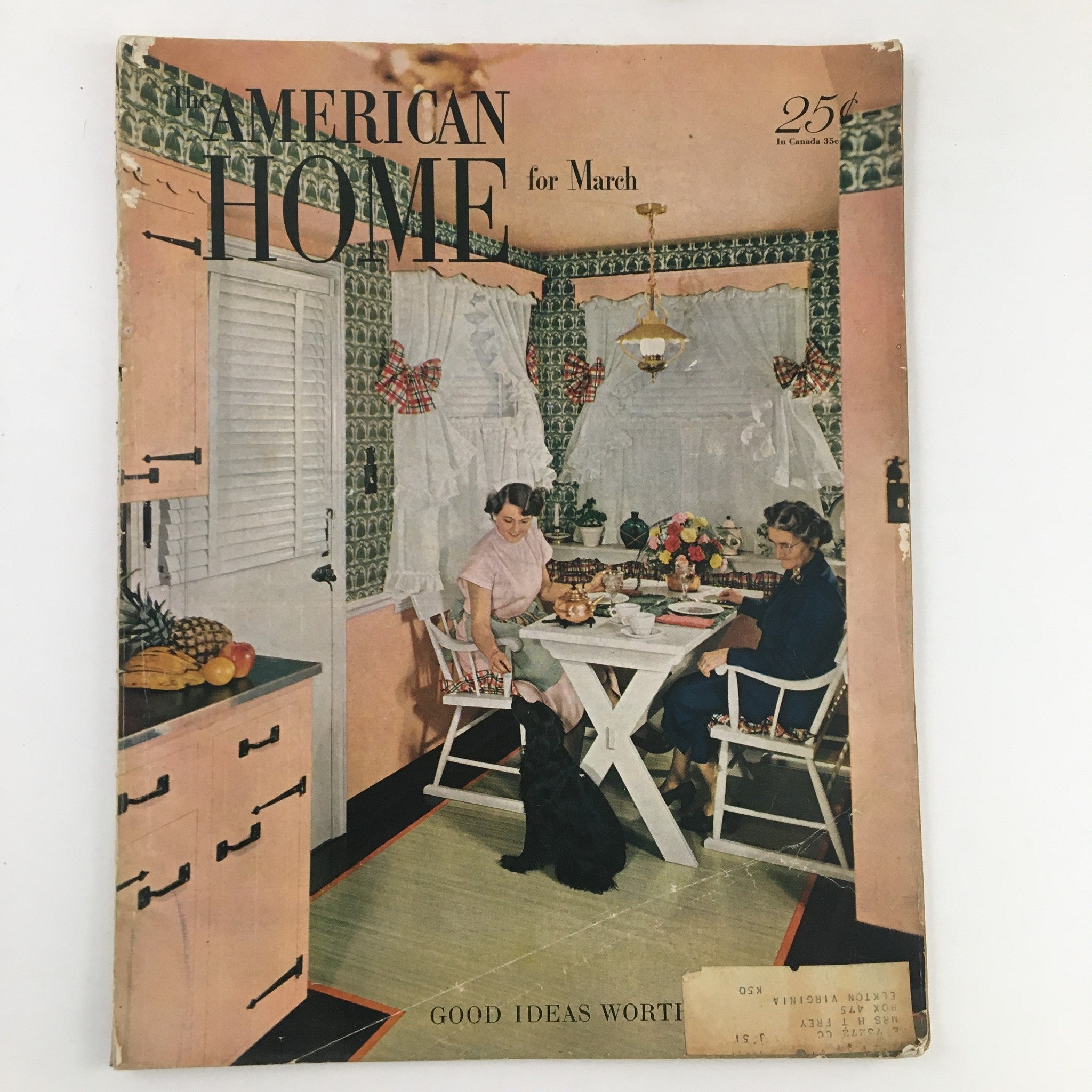 The American Home Magazine March 1951 How to Decorate Picture Frames