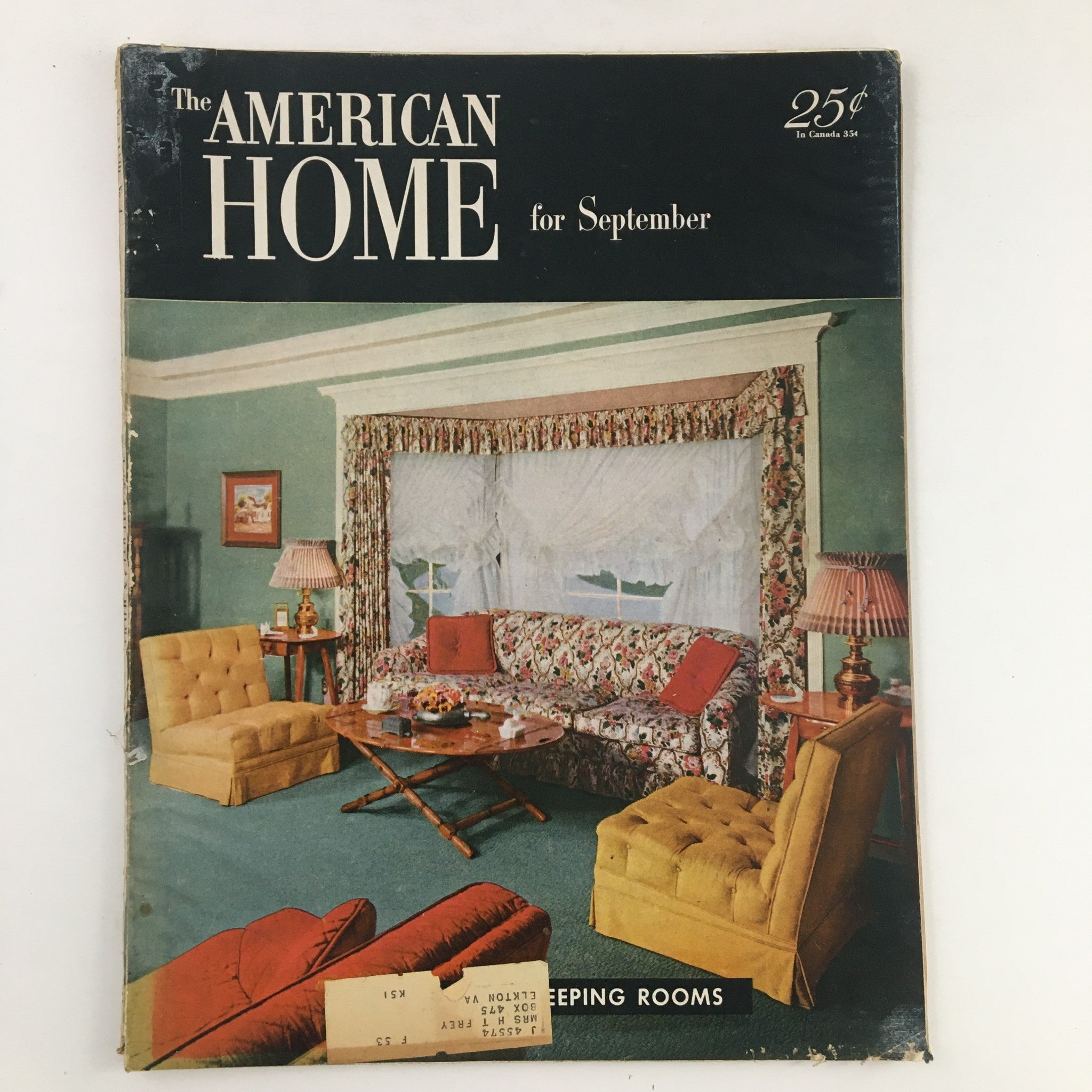 The American Home Magazine September 1952 How To Make A Desk Save The Pieces