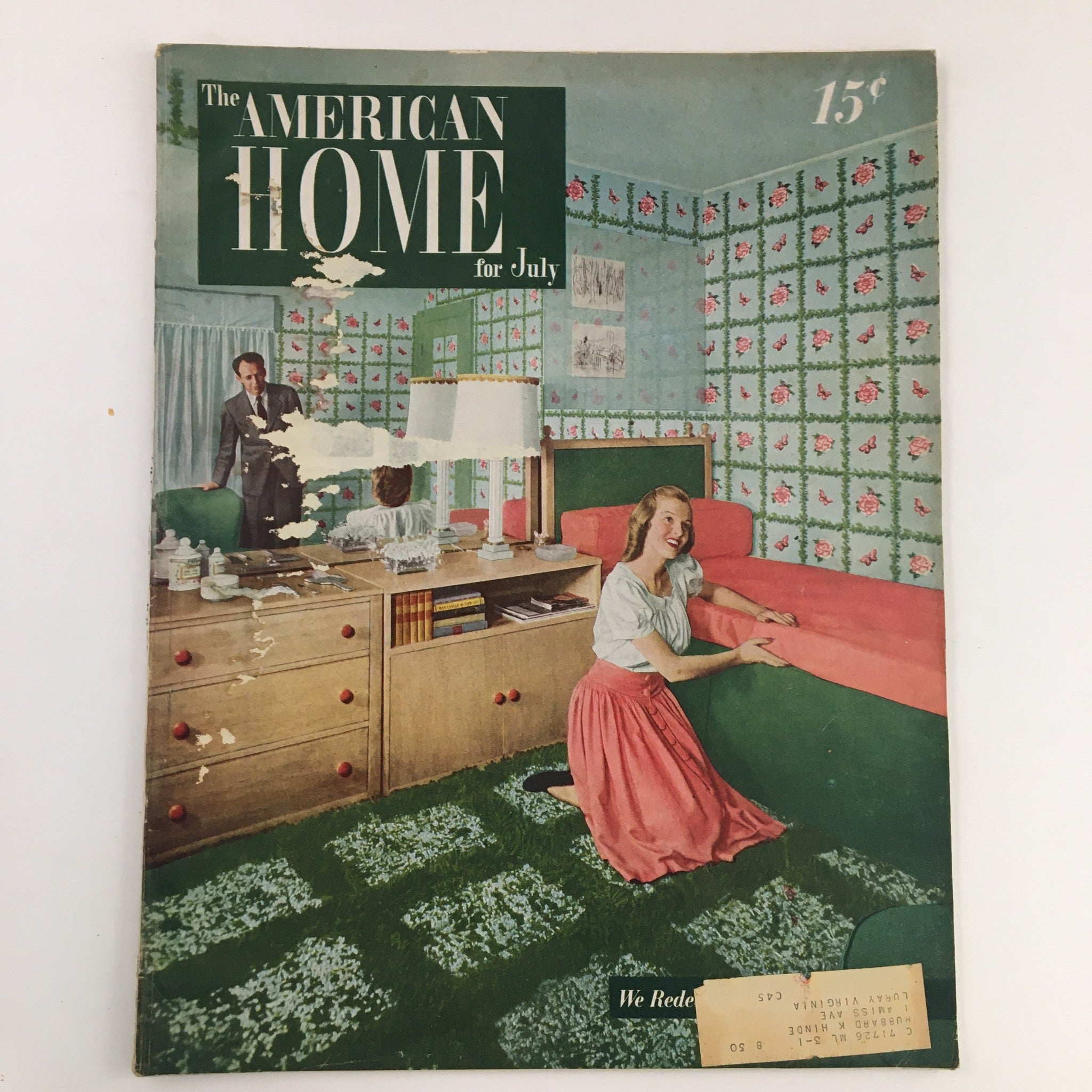 The American Home Magazine July 1947 The Sampler First Record of  Design