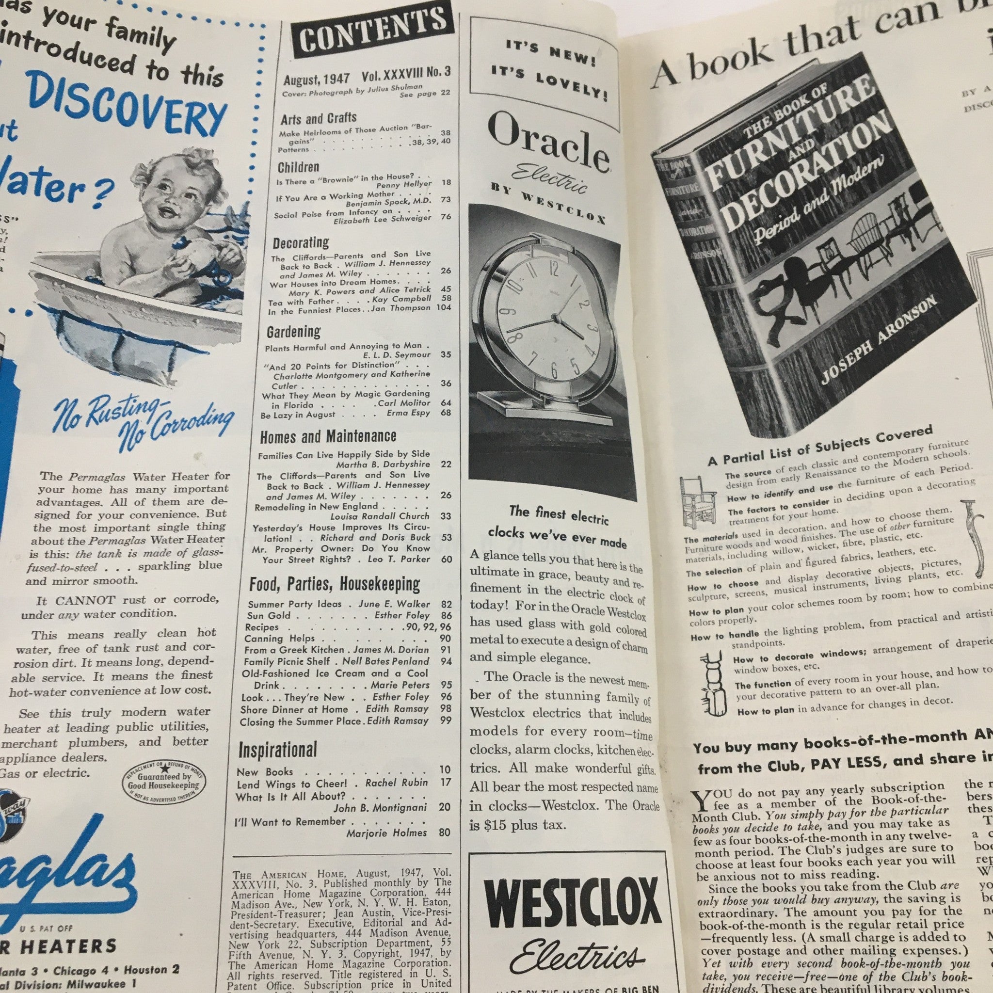 The American Home Magazine August 1947 Make Heirlooms of Those Auction Bargains