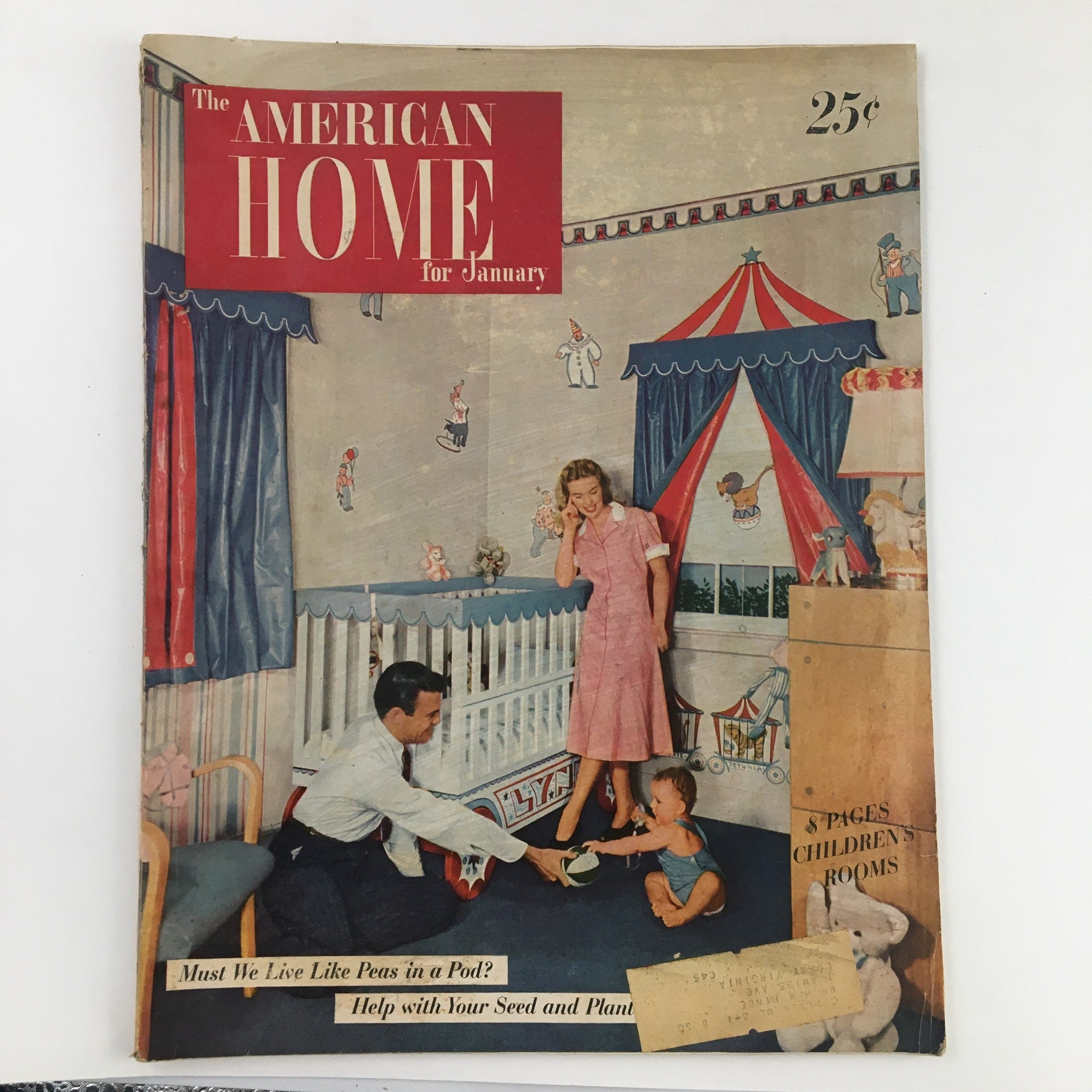 The American Home Magazine January 1948 A Nursery Corner That Can Grow