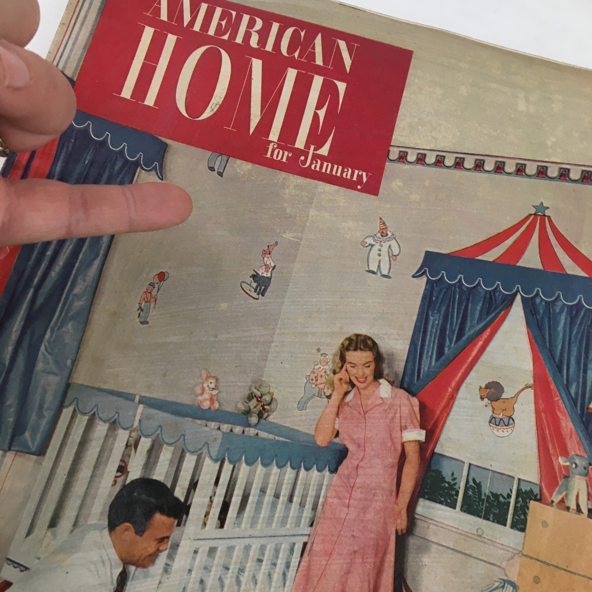 The American Home Magazine January 1948 A Nursery Corner That Can Grow