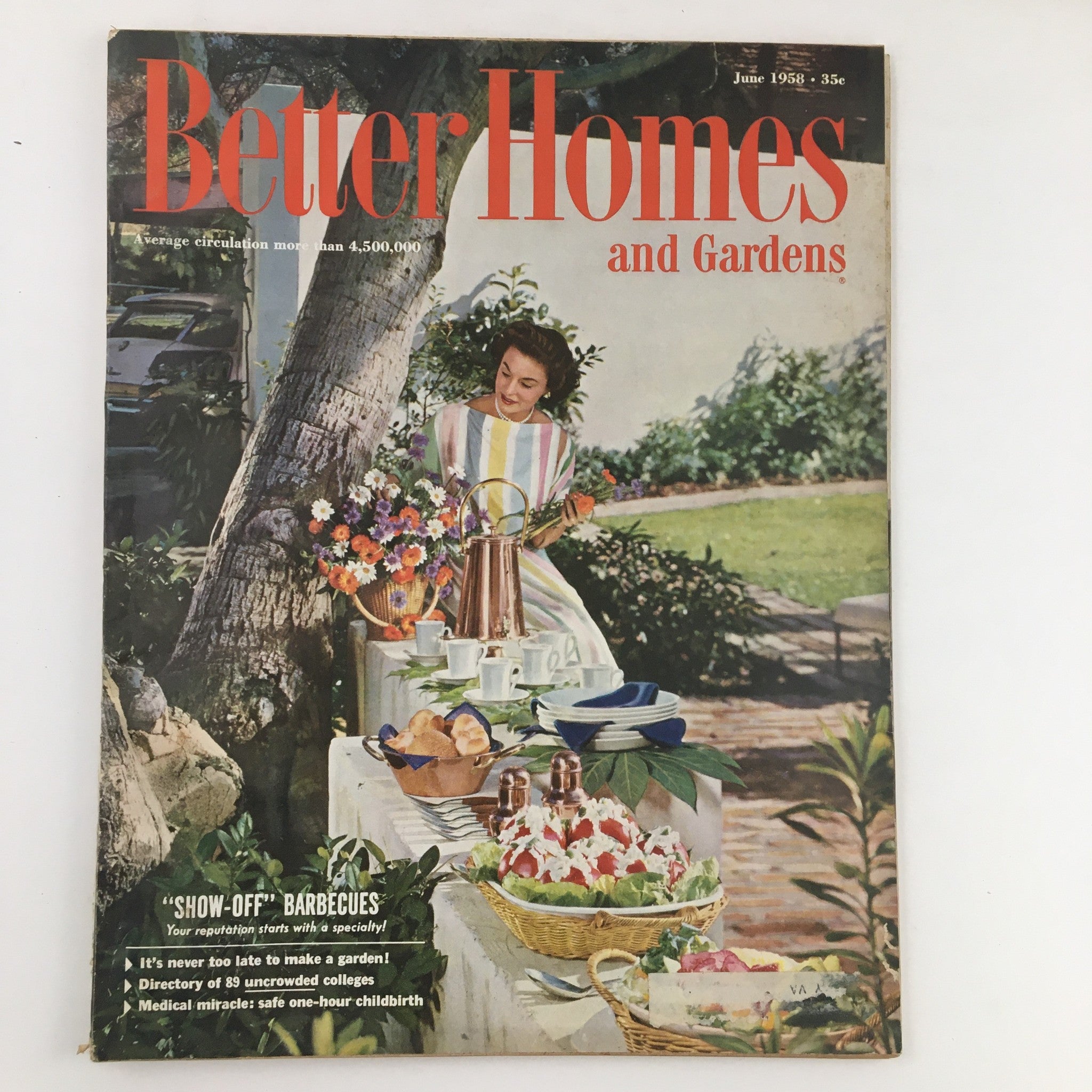 Better Homes & Gardens June 1958 Bake Dad's Favorite A Triple Chocolate Cake