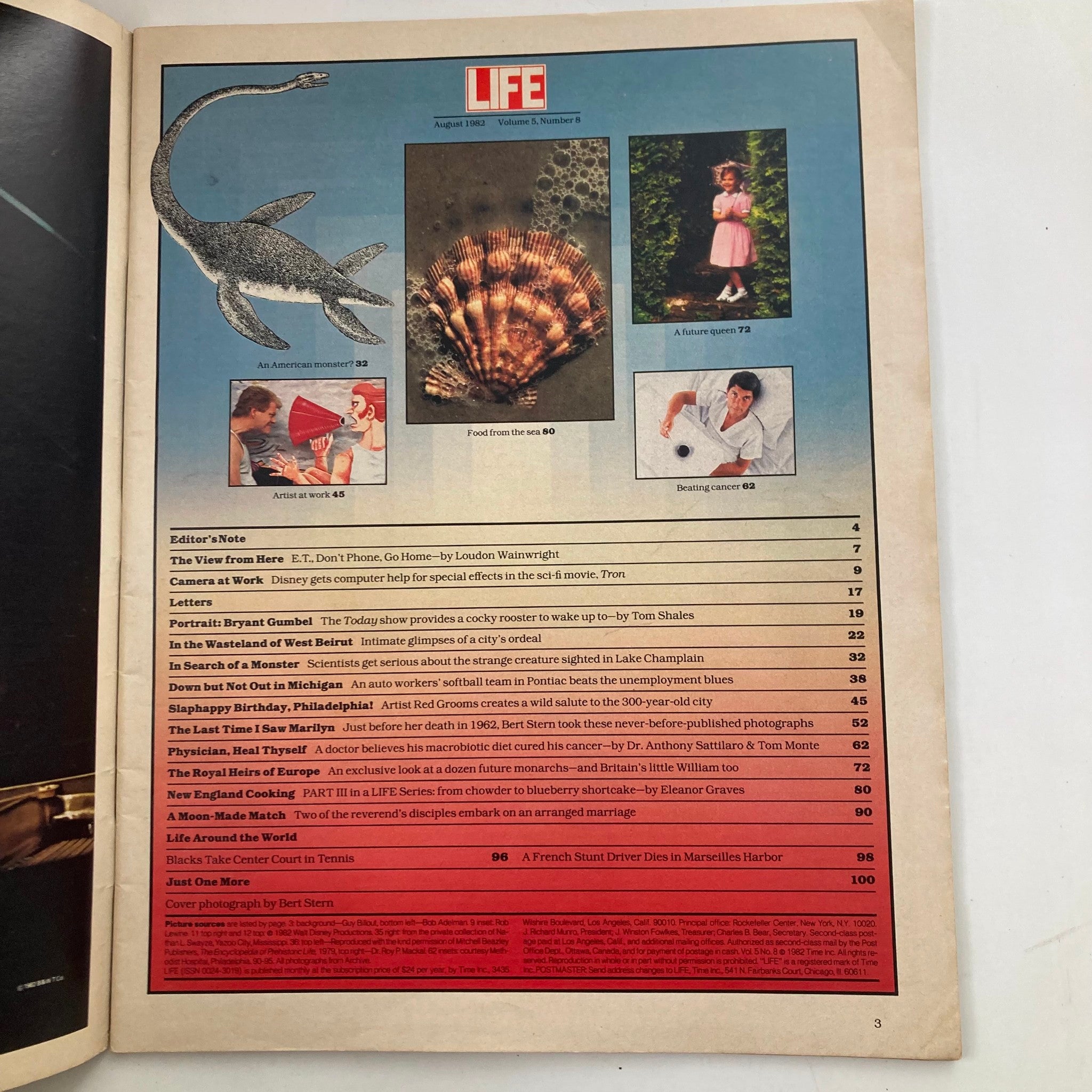 VTG Life Magazine August 1982 Vol 5 No. 8 The Marilyn Monroe Never Published