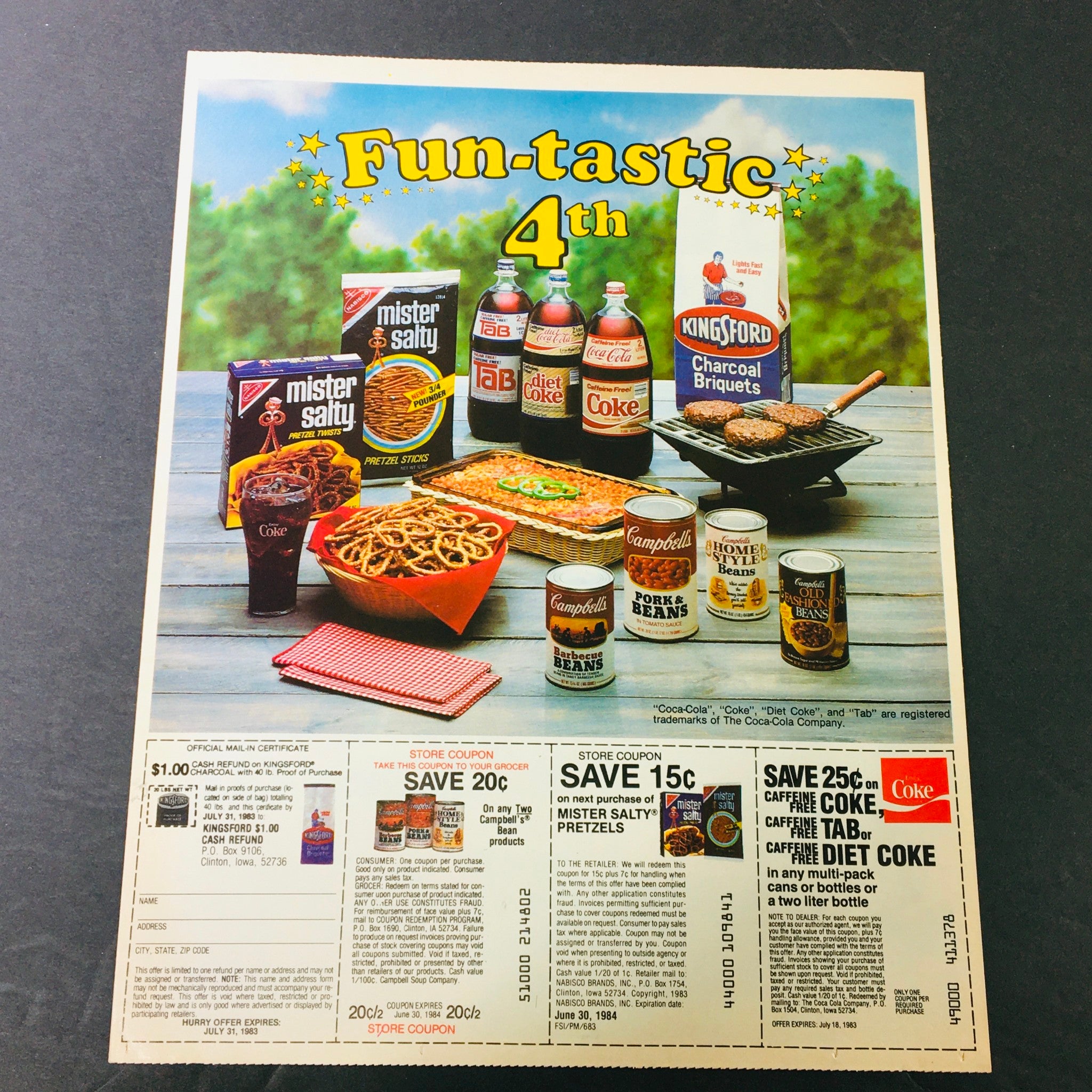 VTG Retro 1983 The Stroh Brewery Co. Old Milwaukee Light Beer Sweepstakes Coupon