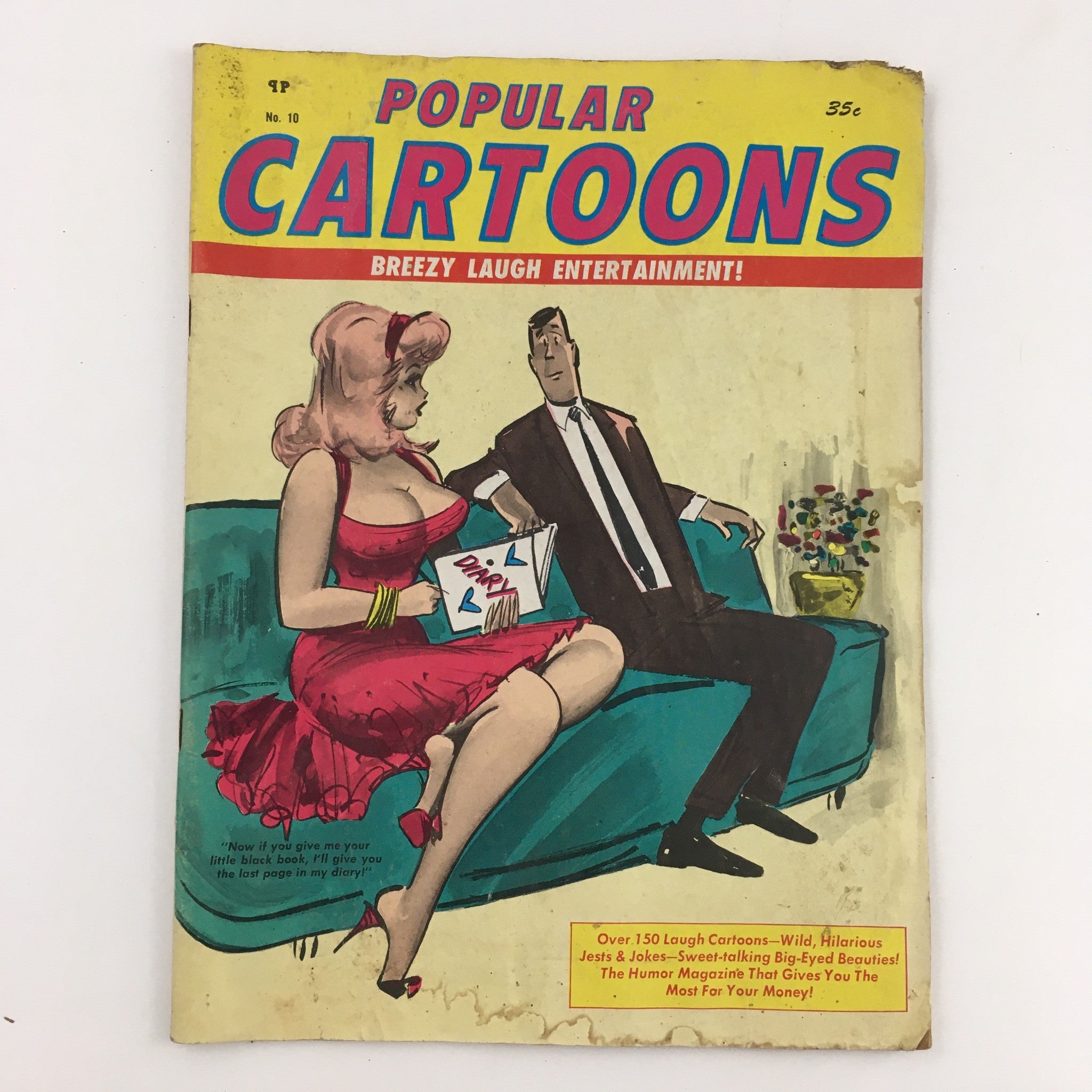 Cover of Popular Cartoons January 1968 featuring characters Dawn Richards and Melody Lee, showcasing vibrant illustrations and a humorous theme.