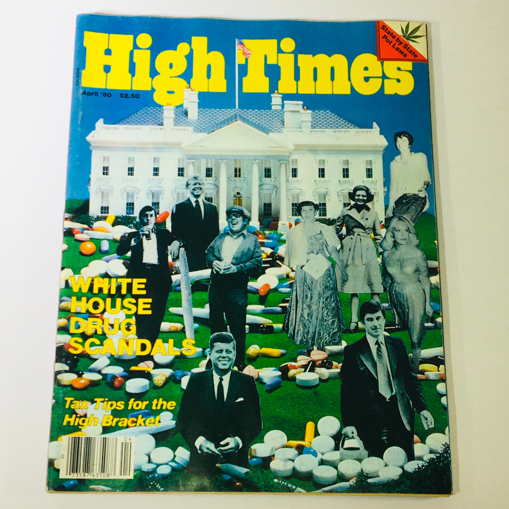 VTG High Times Magazine April 1980 - John F. Kennedy & White House Drug Scandal