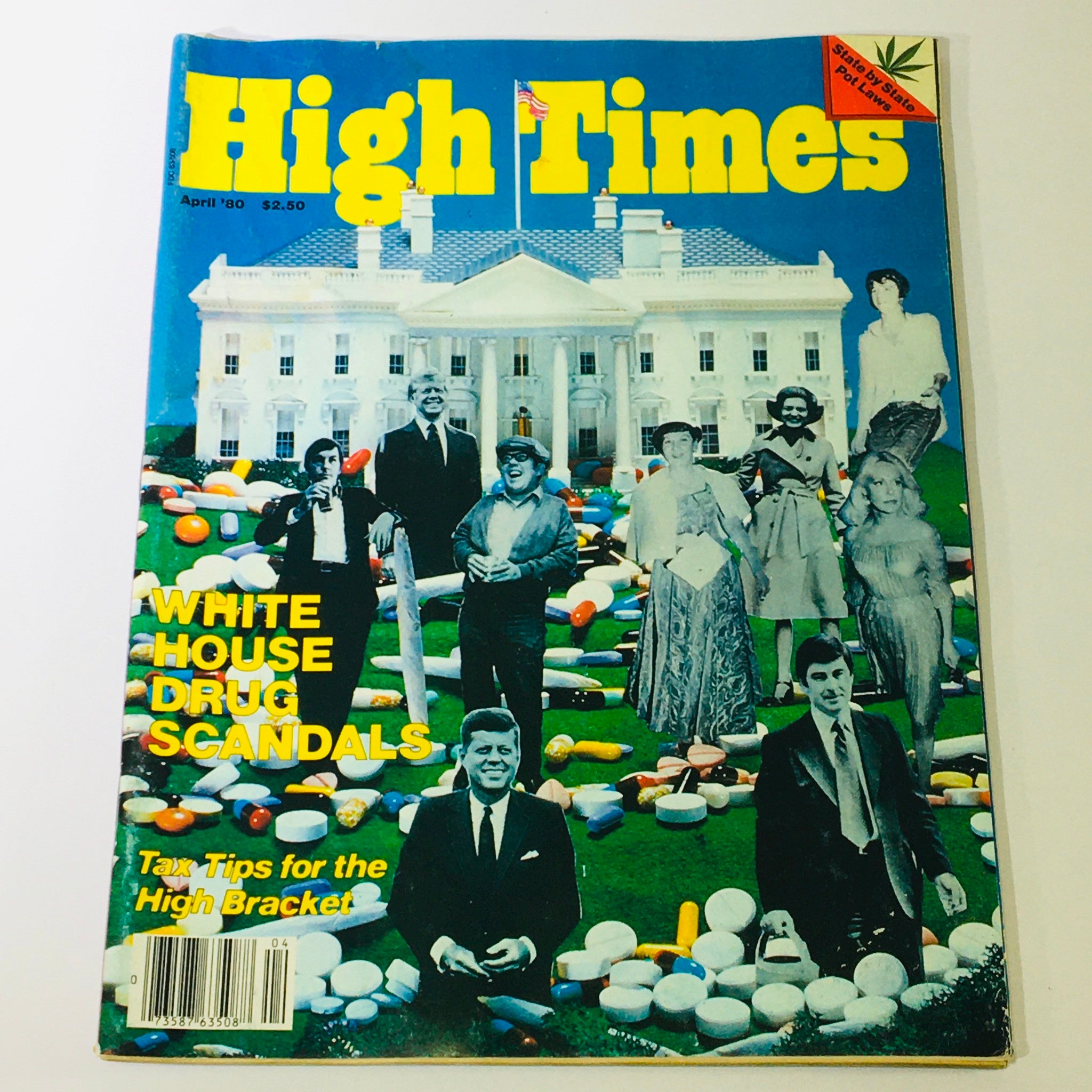 VTG High Times Magazine April 1980 - White House Drug Scandal & John F. Kennedy