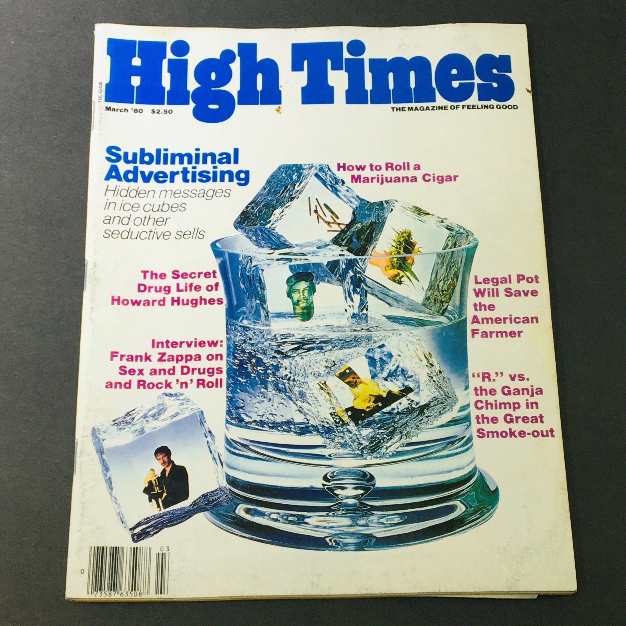 VTG High Times Magazine March 1980 - Frank Zappa on Sex, Drugs and Rock 'n' Roll