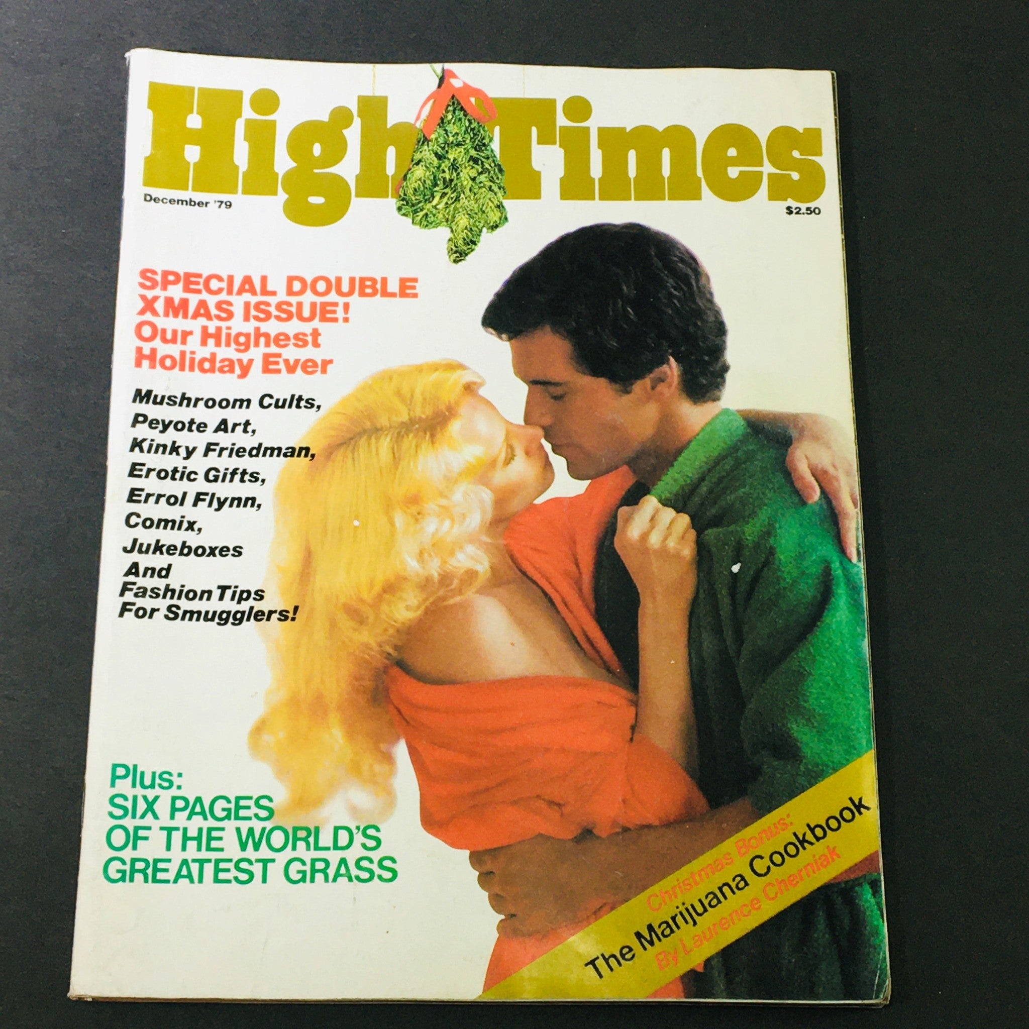 VTG High Times Magazine December 1979 - Peyote Art, Kinky Friedman & Errol Flynn