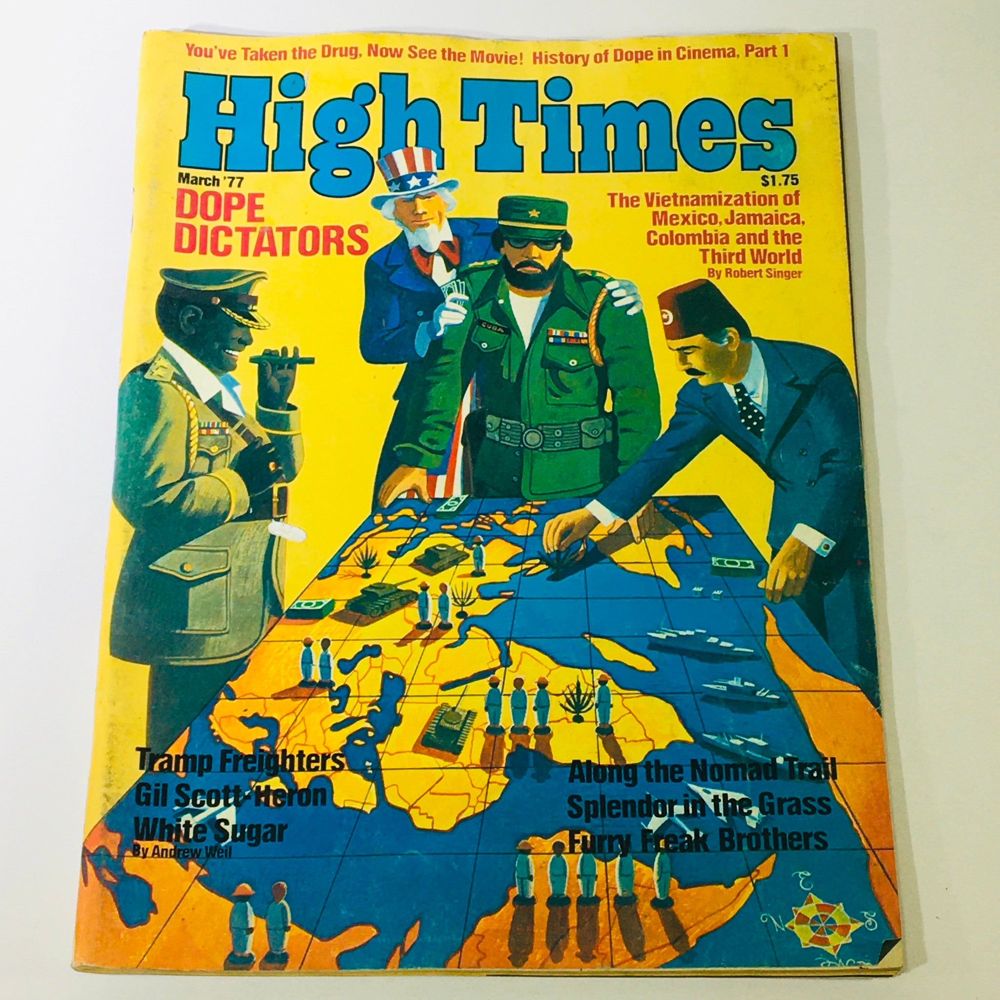 VTG High Times Magazine March 1977 - Gil Scott-Heron White Sugar Dope Dictators