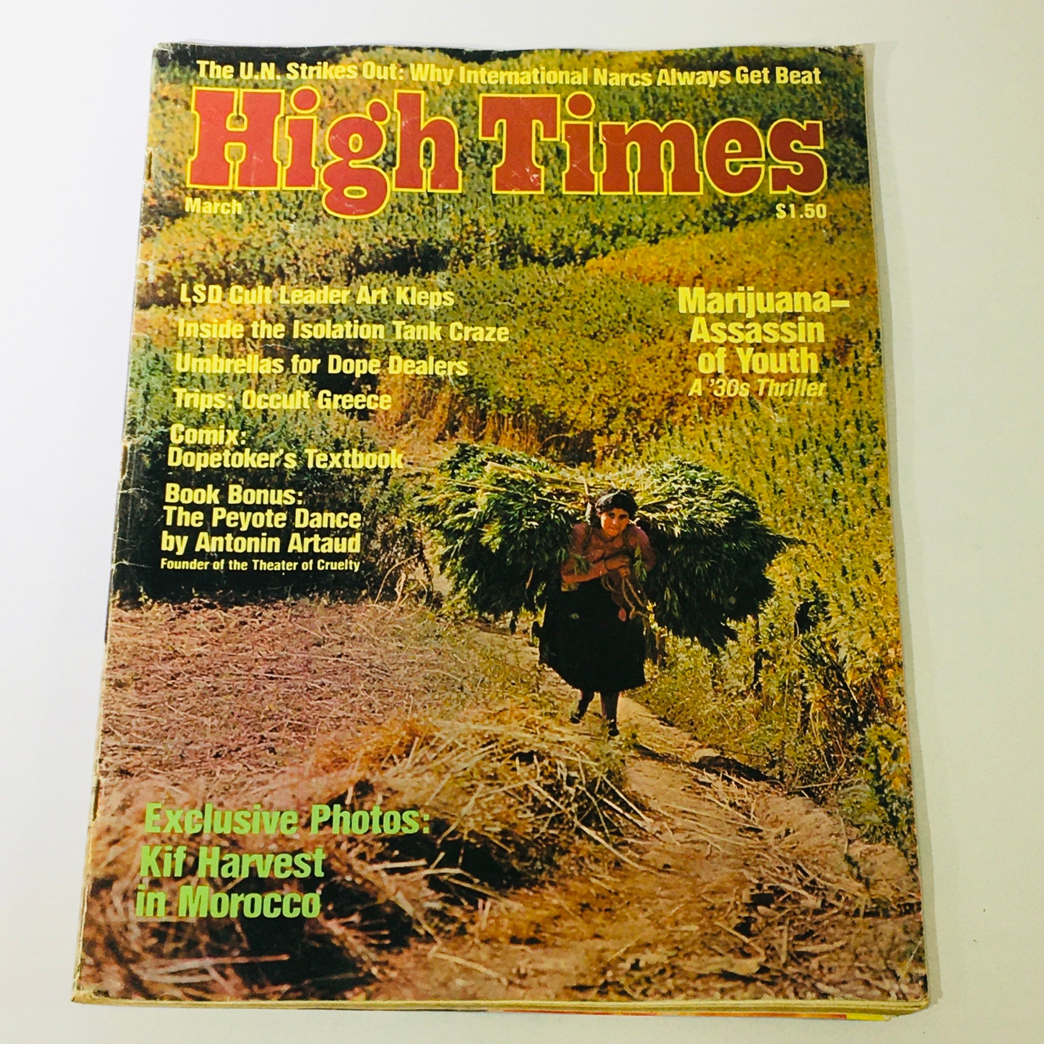 VTG High Times Magazine February March 1976 #8 - Marijuana Assassin of Youth