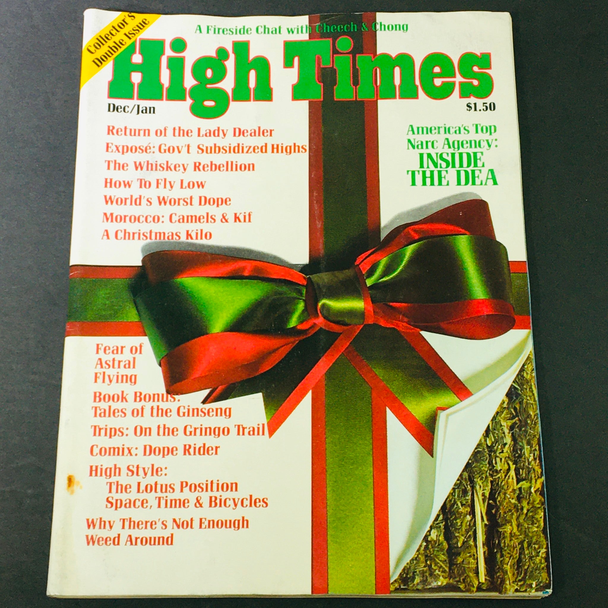 VTG High Times Magazine December January 1975 #7 - Narc Agency Inside The DEA