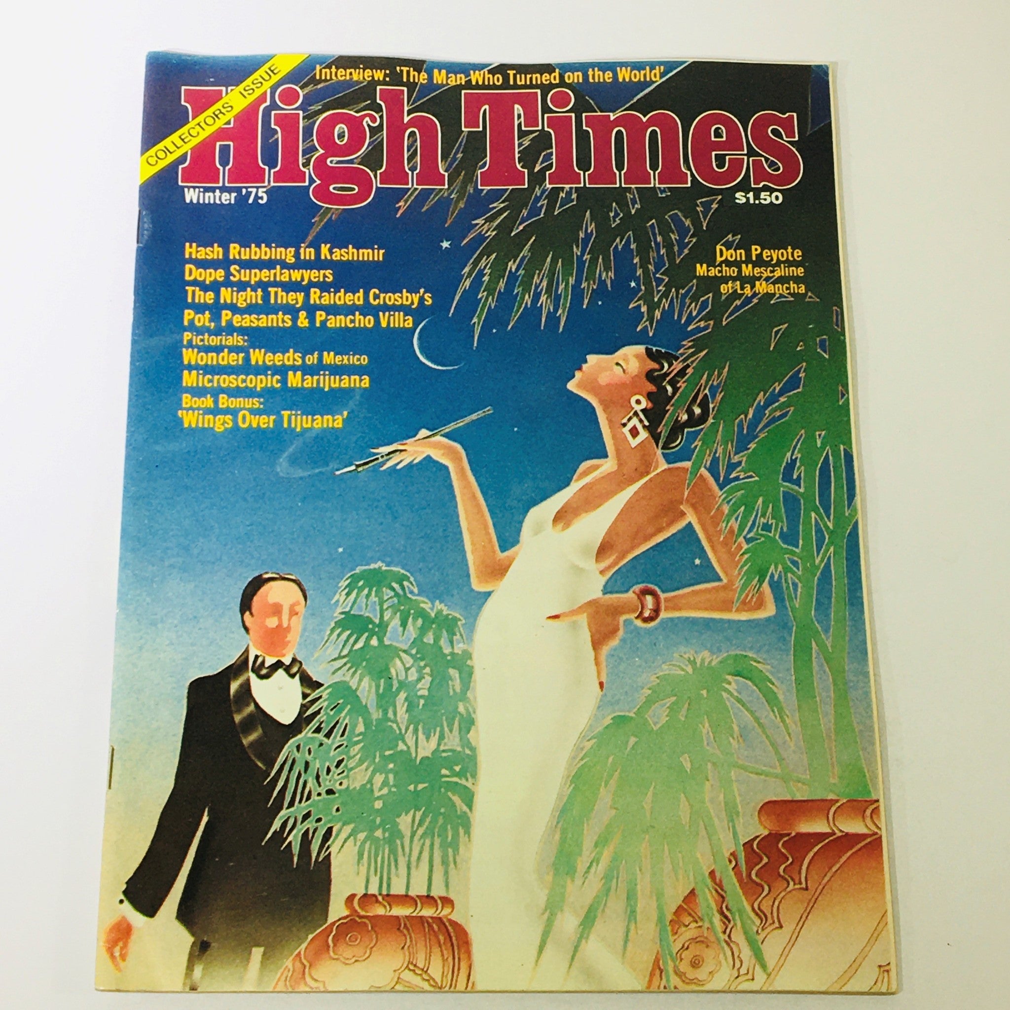VTG High Times Magazine Winter 1975 - Don Peyote Macho Mescaline of La Mancha