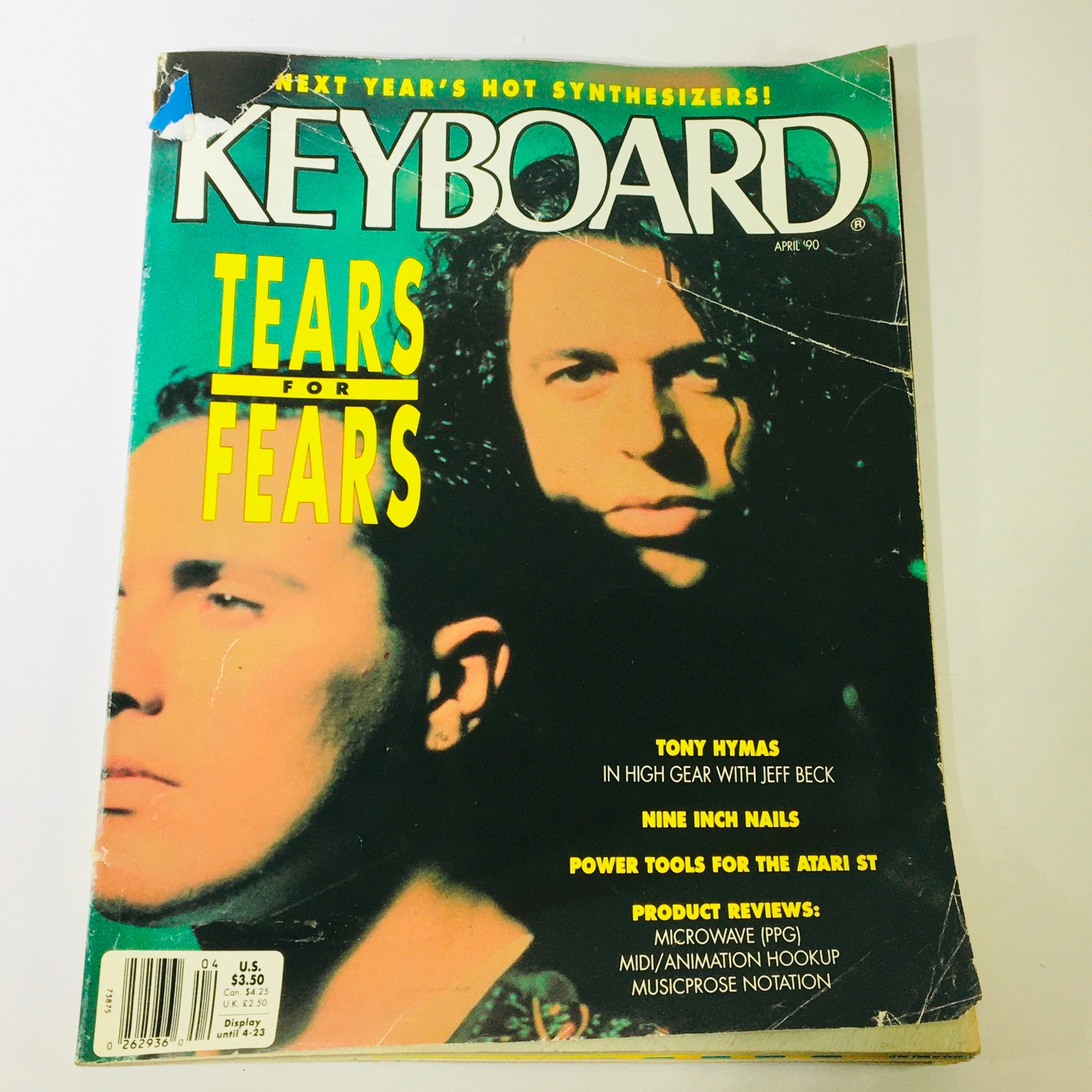 Keyboard Magazine April 1990 Rare OriginalMagazines.com