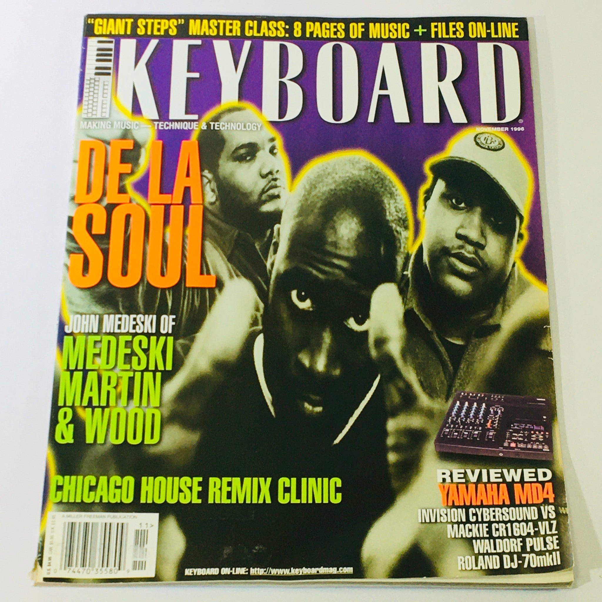 Keyboard Magazine November 1996 - John Medeski of Medeski Martin & Wood