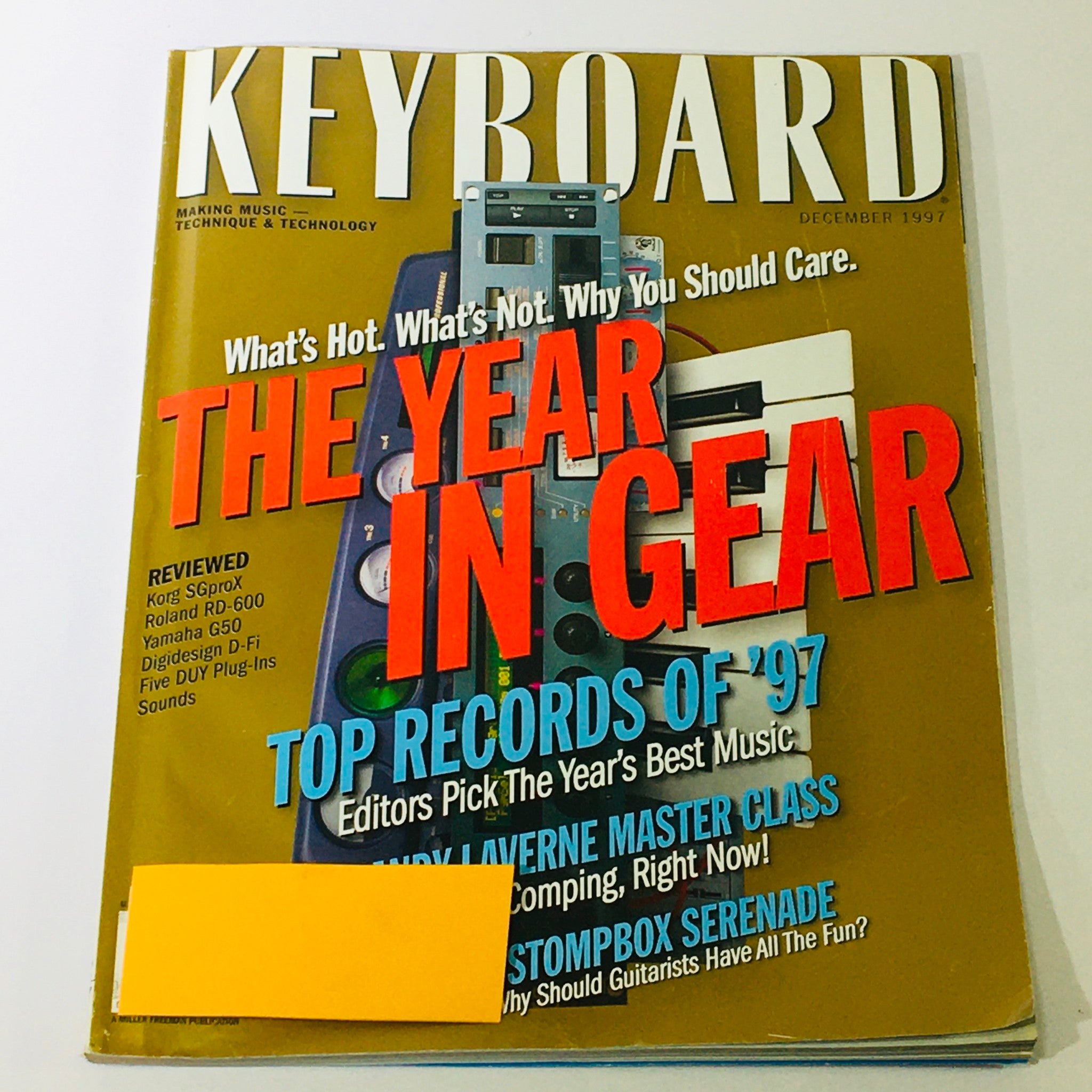 Keyboard Magazine December 1997 - Korg SGproX, Roland RD-600 & Yamaha G50 Review