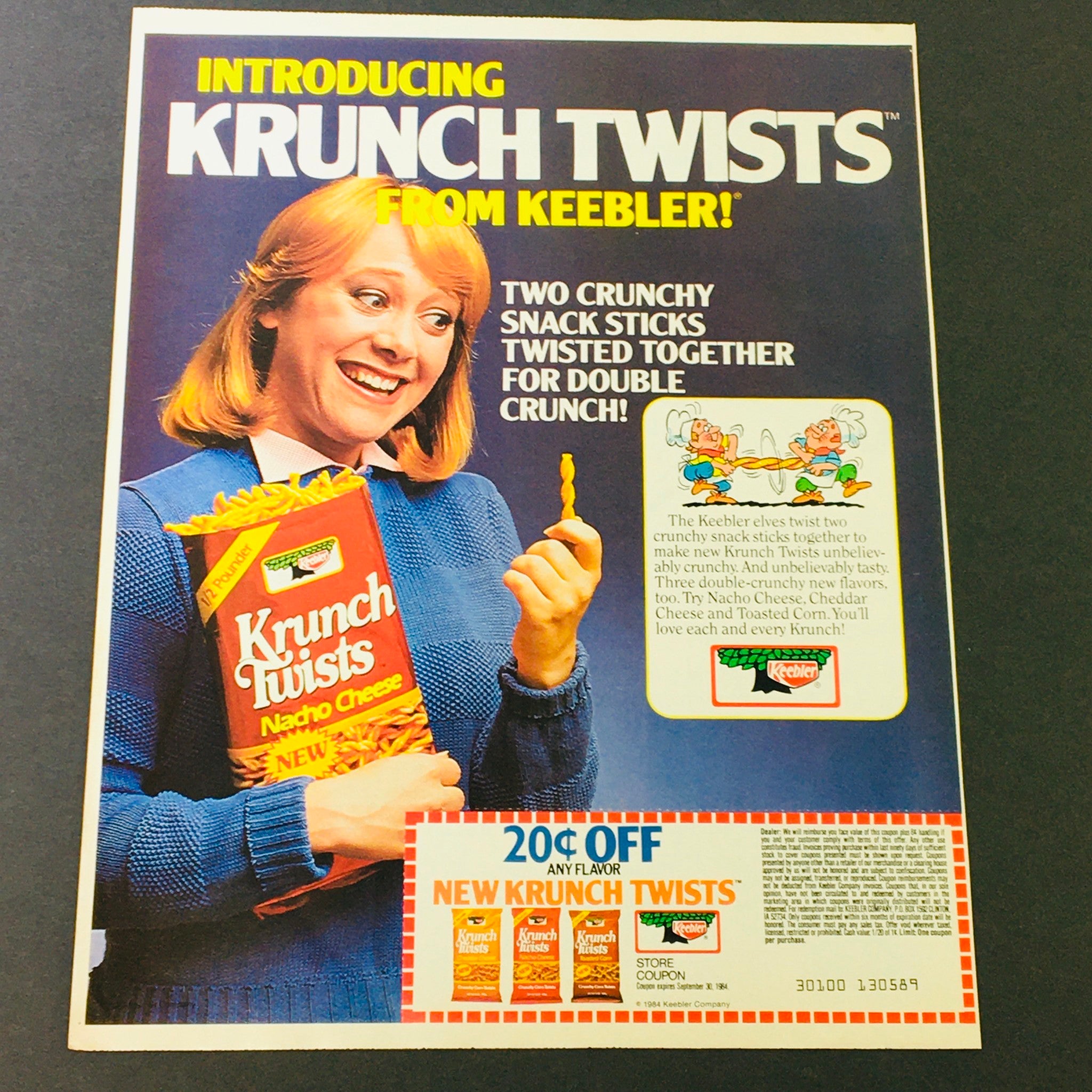 VTG Retro 1984 Nestle Crunch Chocolate Walt Disney World Winner Ad Coupon