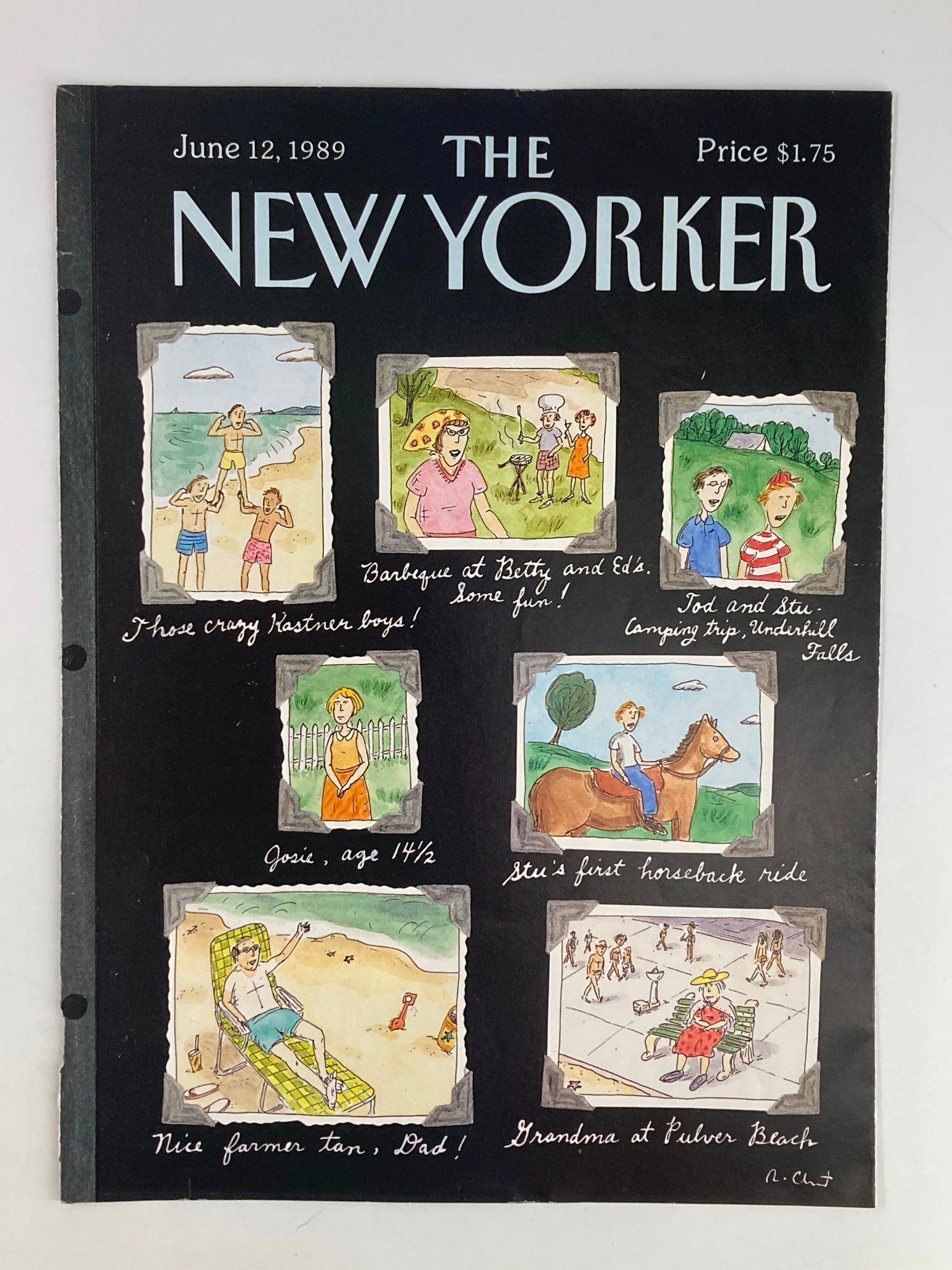 COVER ONLY The New Yorker June 12 1989 Photo Album by Roz Chast