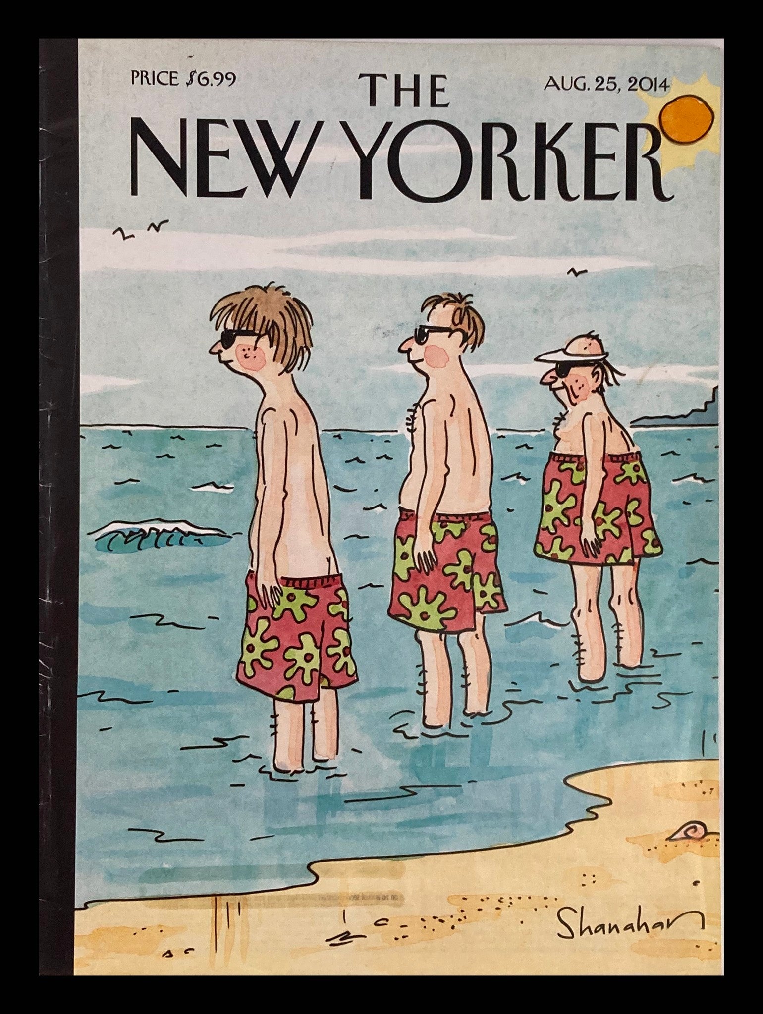 COVER ONLY The New Yorker August 25 2014 Trunk Show by Danny Shanahan