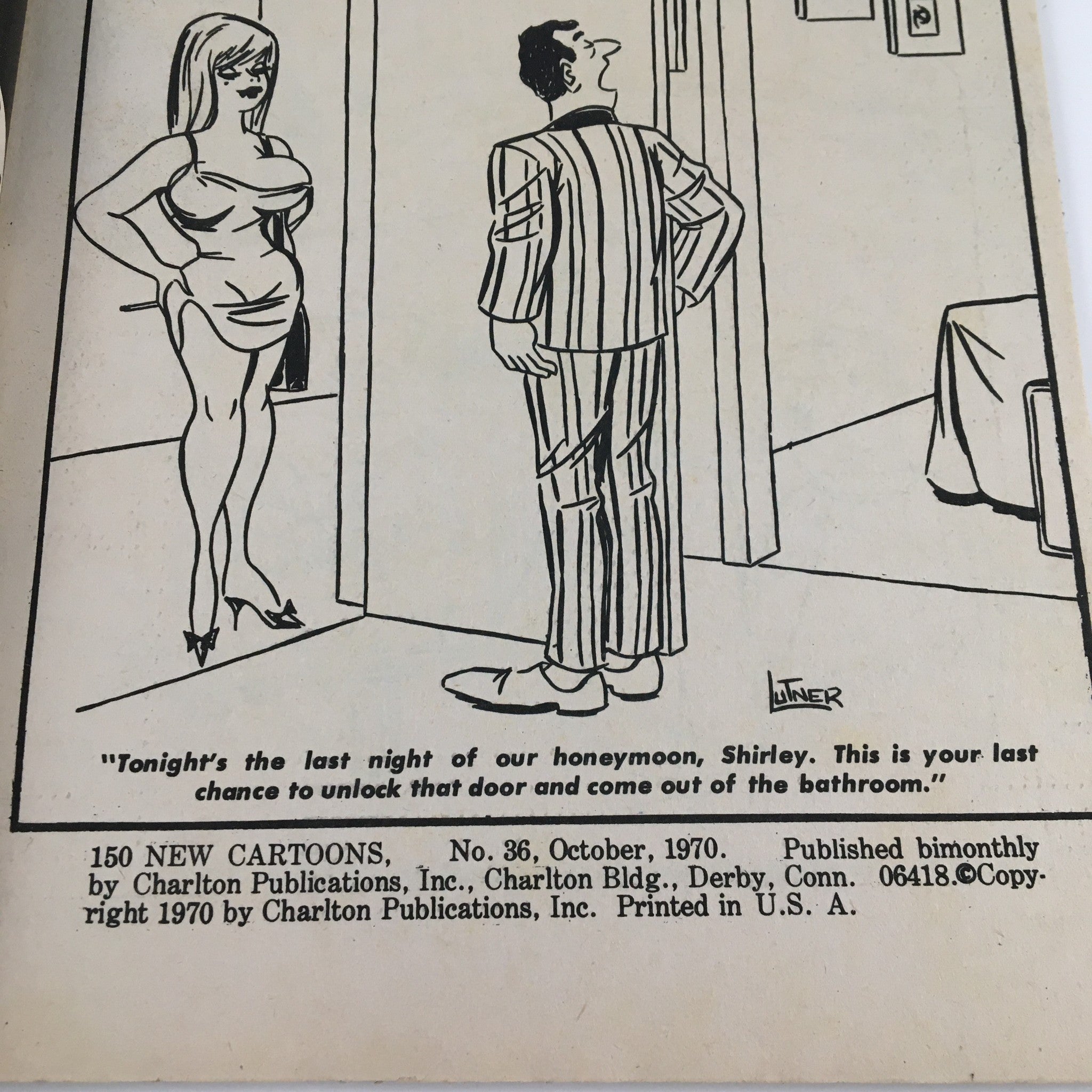 VTG 150 New Cartoons October 1970 No. 36 Charlton Joke Magazine