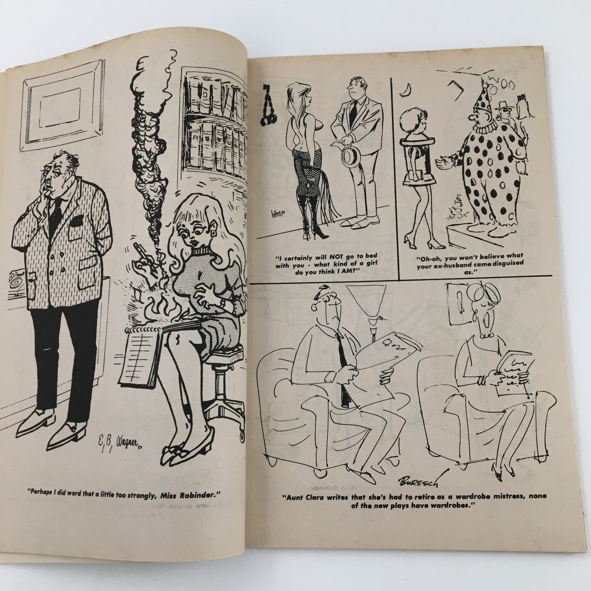 VTG 150 New Cartoons October 1971 No. 42 Charlton Joke Magazine showcasing humorous cartoon panels featuring witty dialogue and vibrant illustrations.