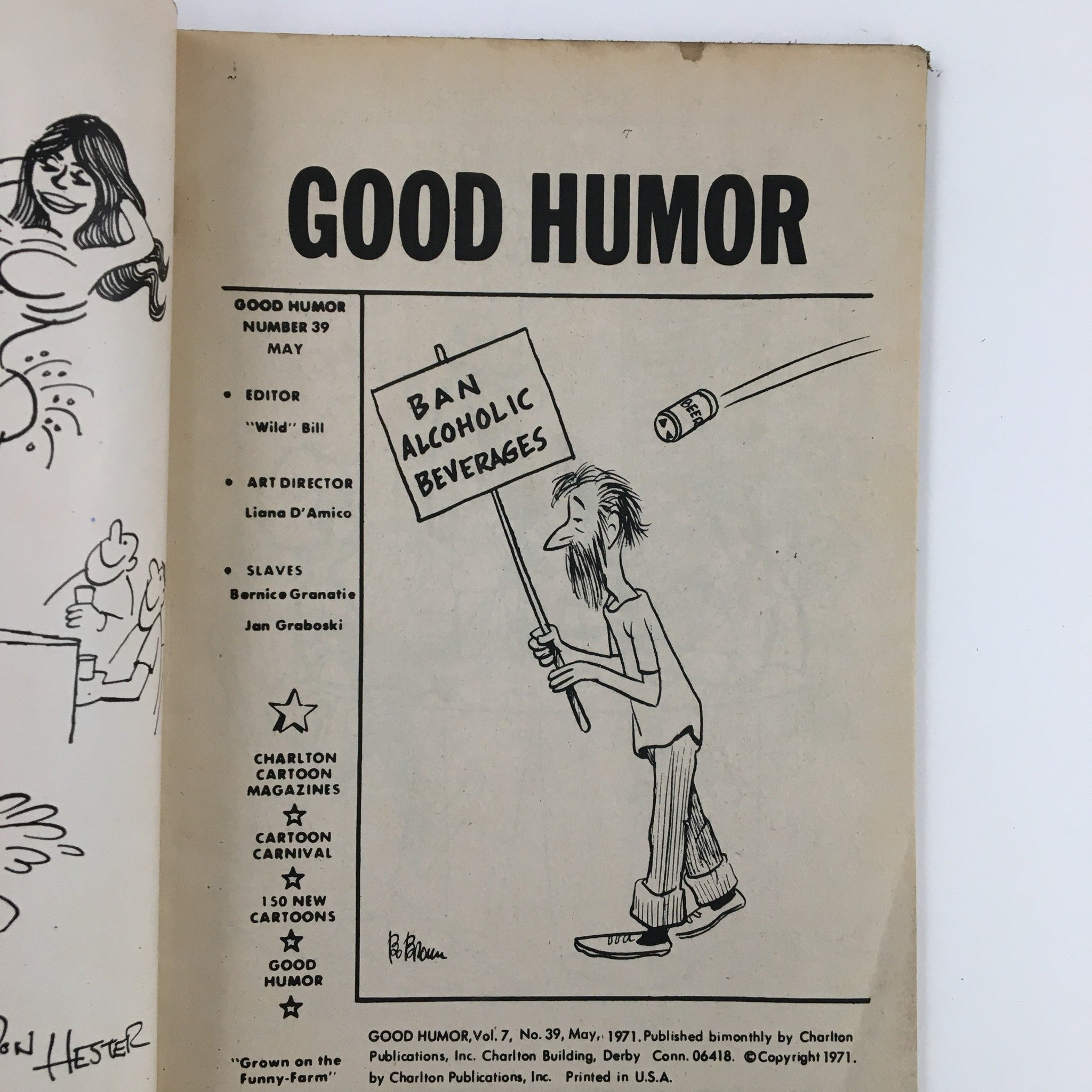 Good Humor Cartoons May 1971 Vol. 7 No. 39 Charlton Joke Magazine