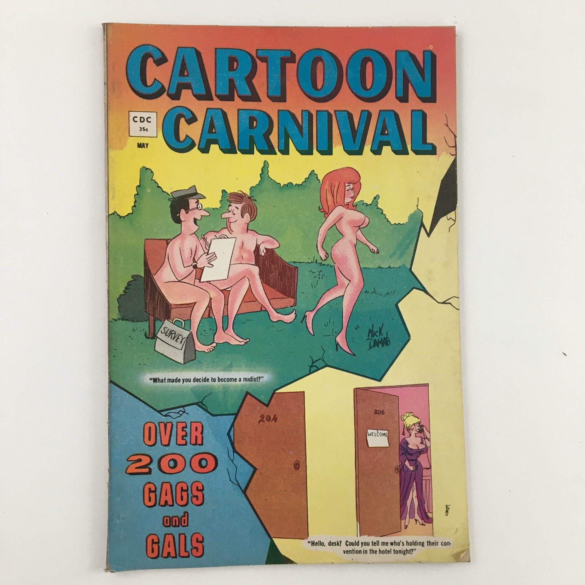 Cartoon Carnival May 1971 Vol. 9 No. 39 Charlton Joke Magazine