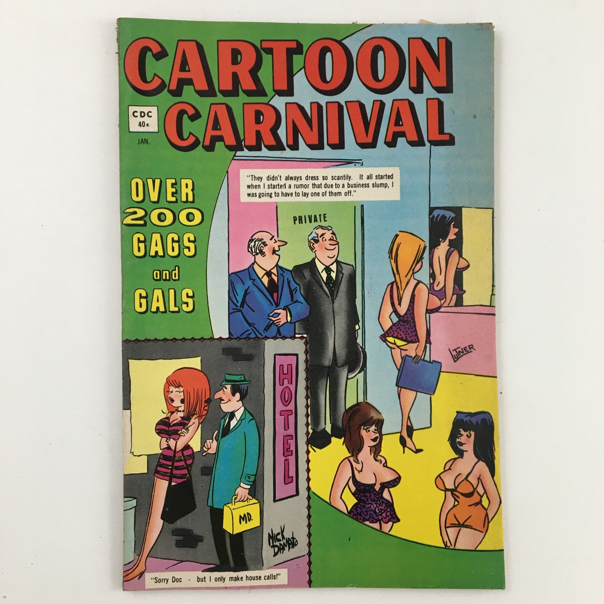 Cartoon Carnival January 1972 Vol. 10 No. 43 U.S. Army Join the Army