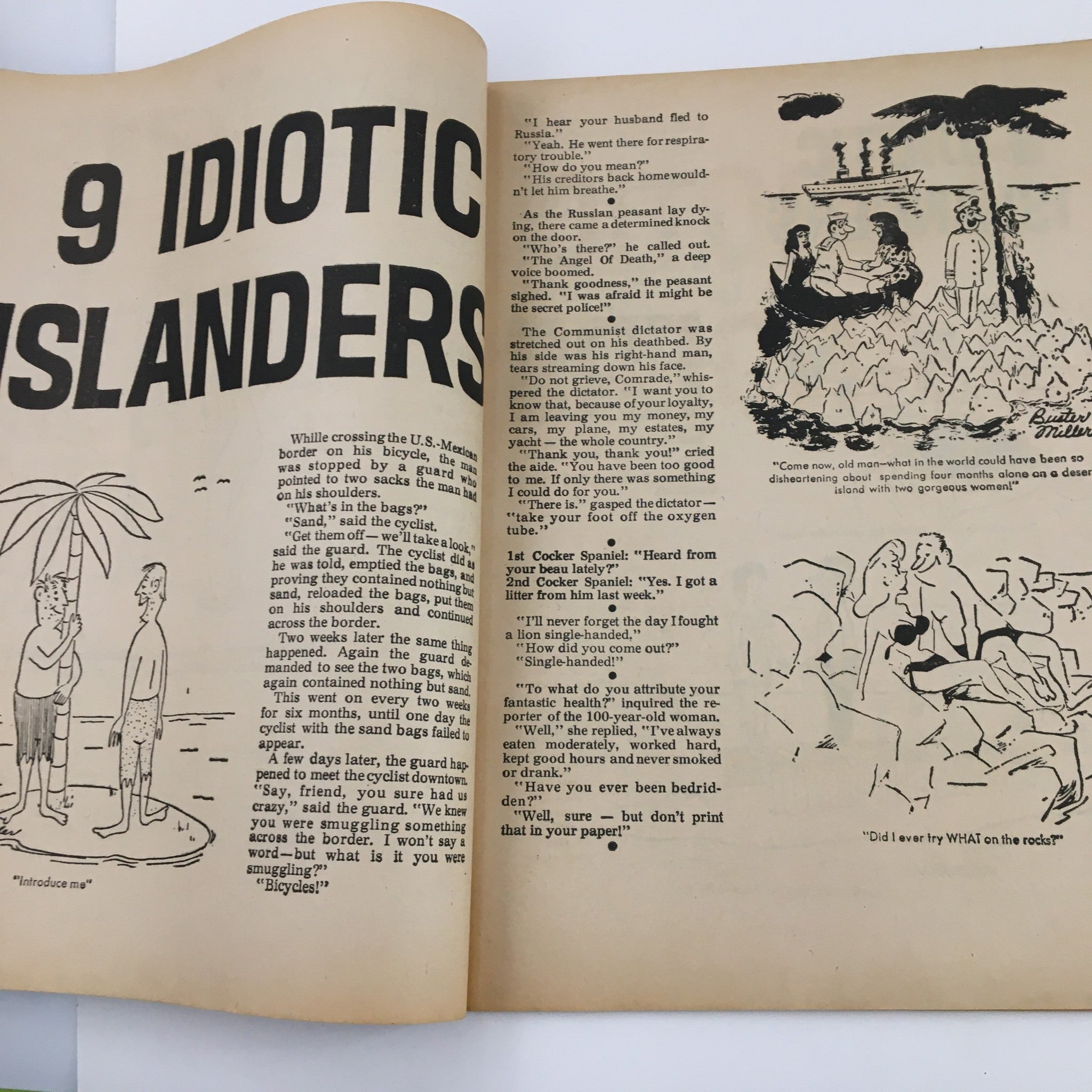 Cartoons and Gags February 1965 Vol. 8 No. 1 The 9 Idiotic Islanders