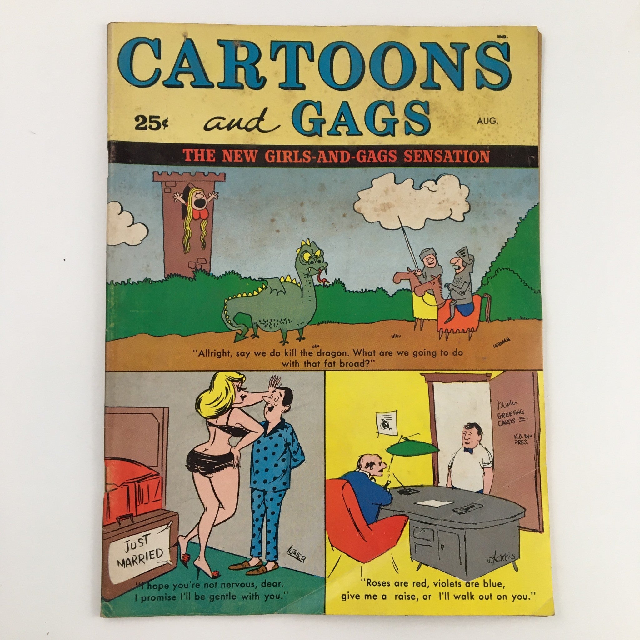 Cartoons and Gags August 1965 Vol. 8 No. 4 The 1965 Biggest Hangover