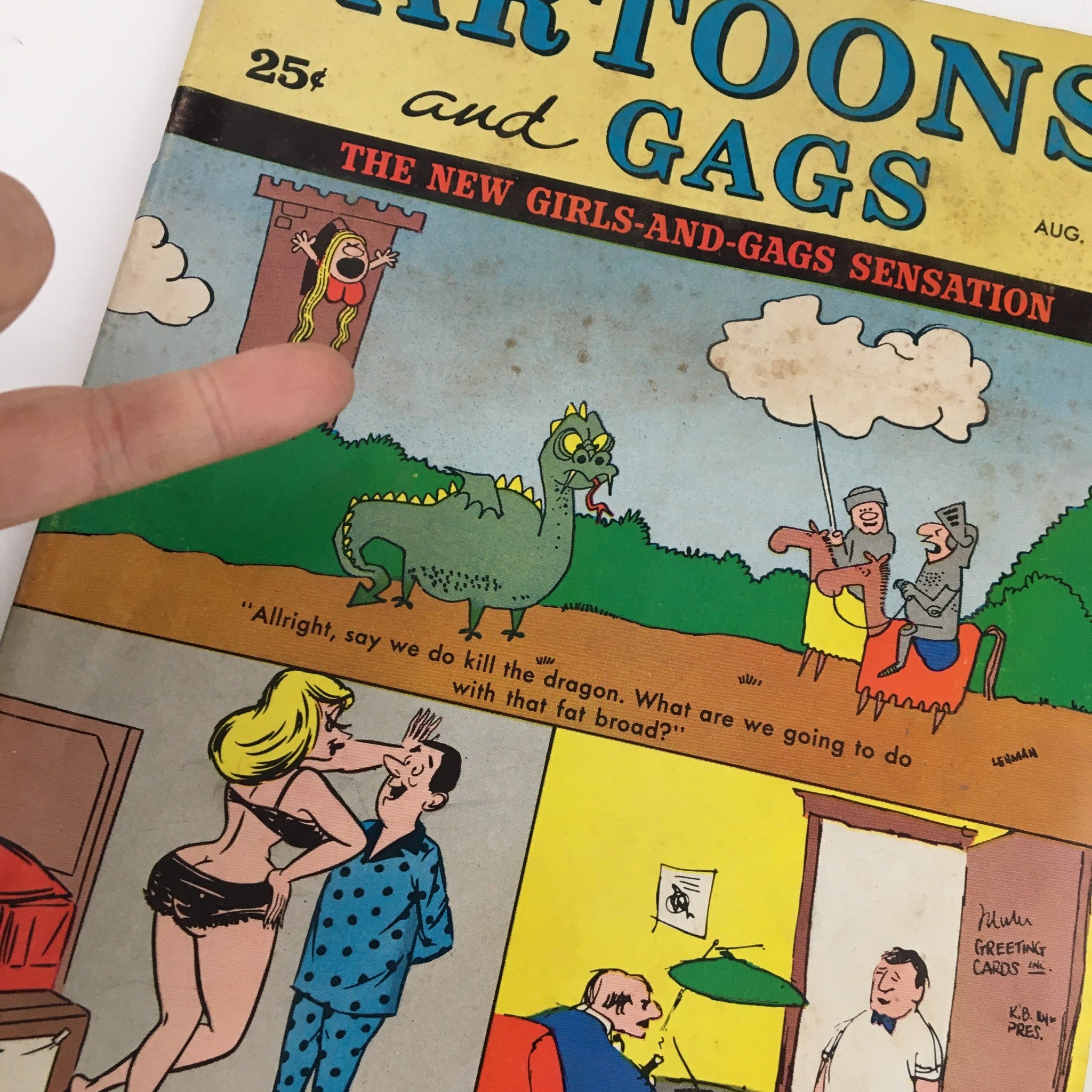 Cartoons and Gags August 1965 Vol. 8 No. 4 The 1965 Biggest Hangover