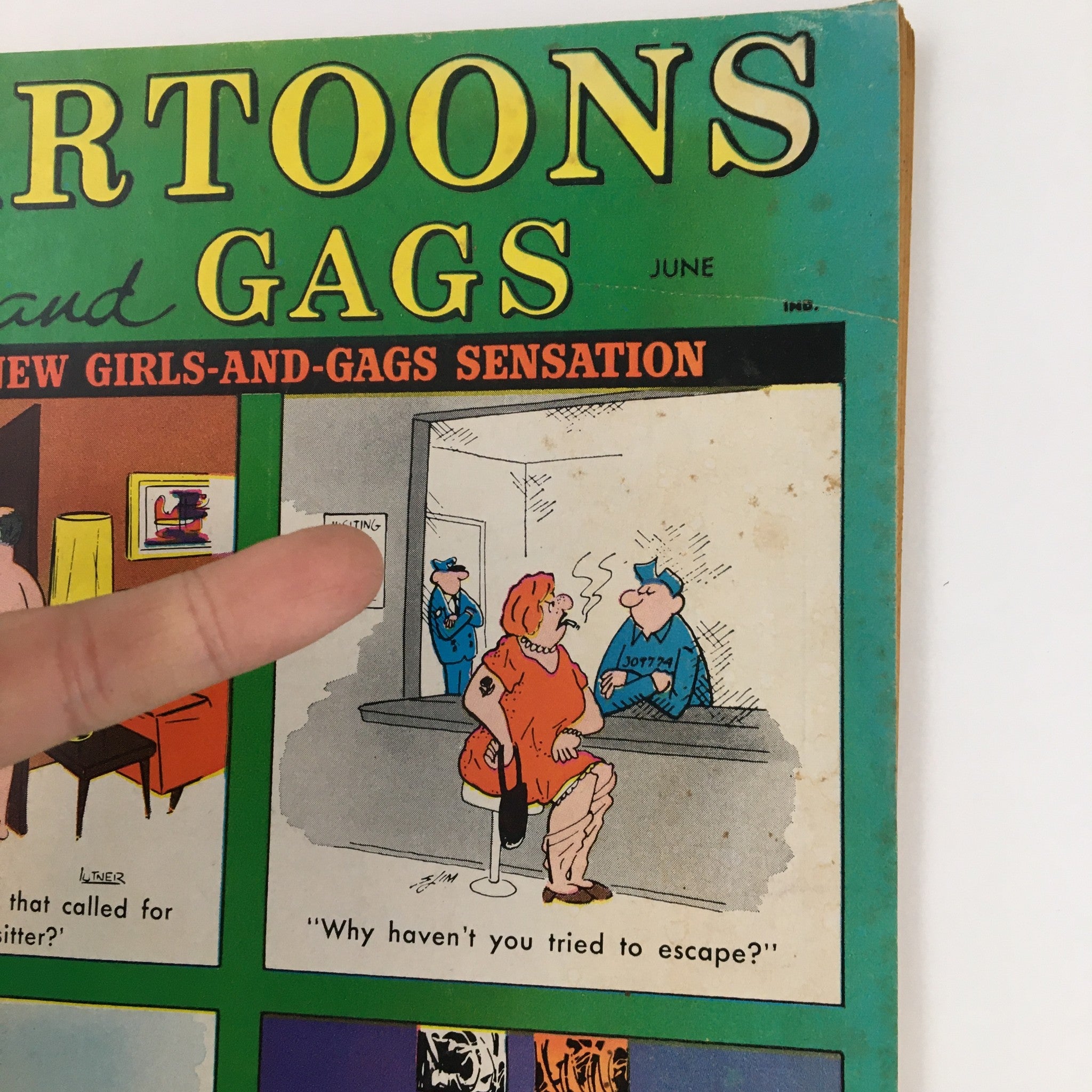 Cartoons and Gags June 1967 Vol. 10 No. 3 Wicked Women and Bad Boys