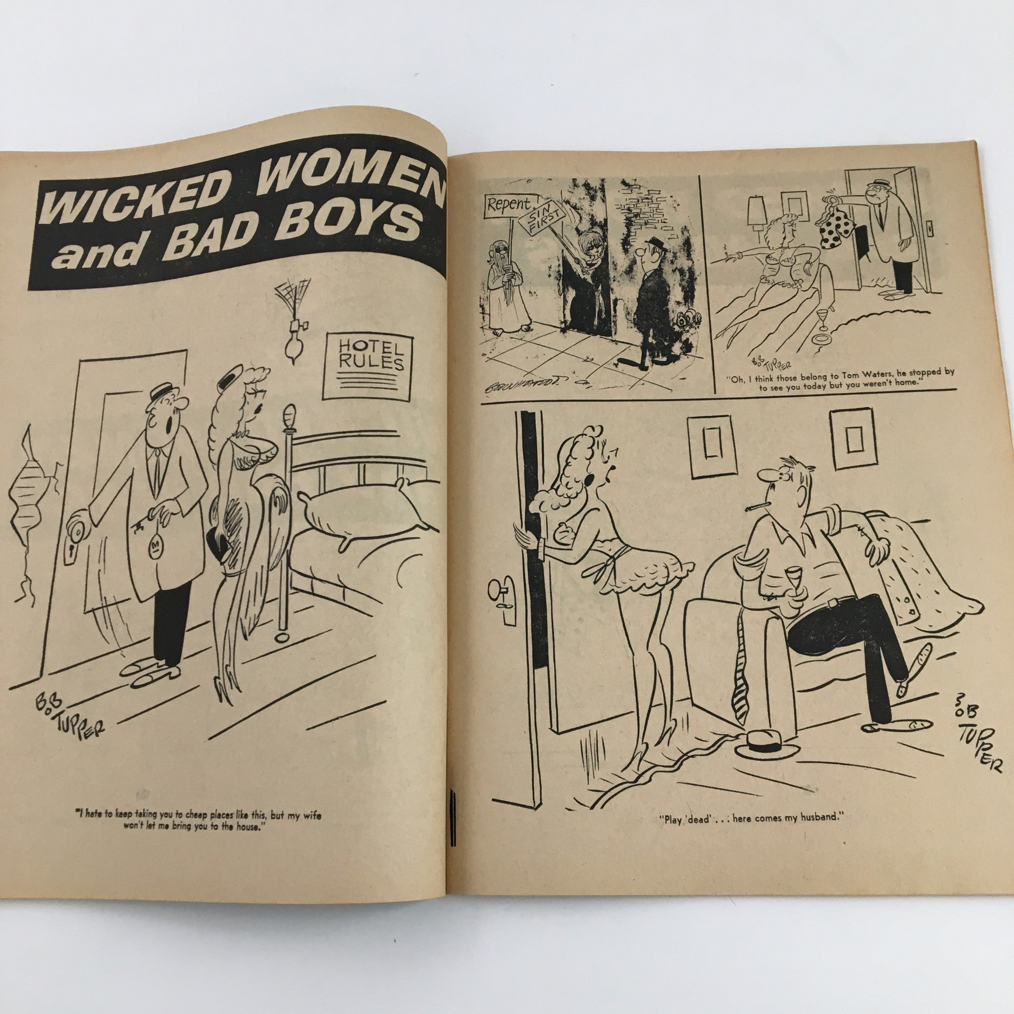 Cartoons and Gags June 1967 Vol. 10 No. 3 Wicked Women and Bad Boys