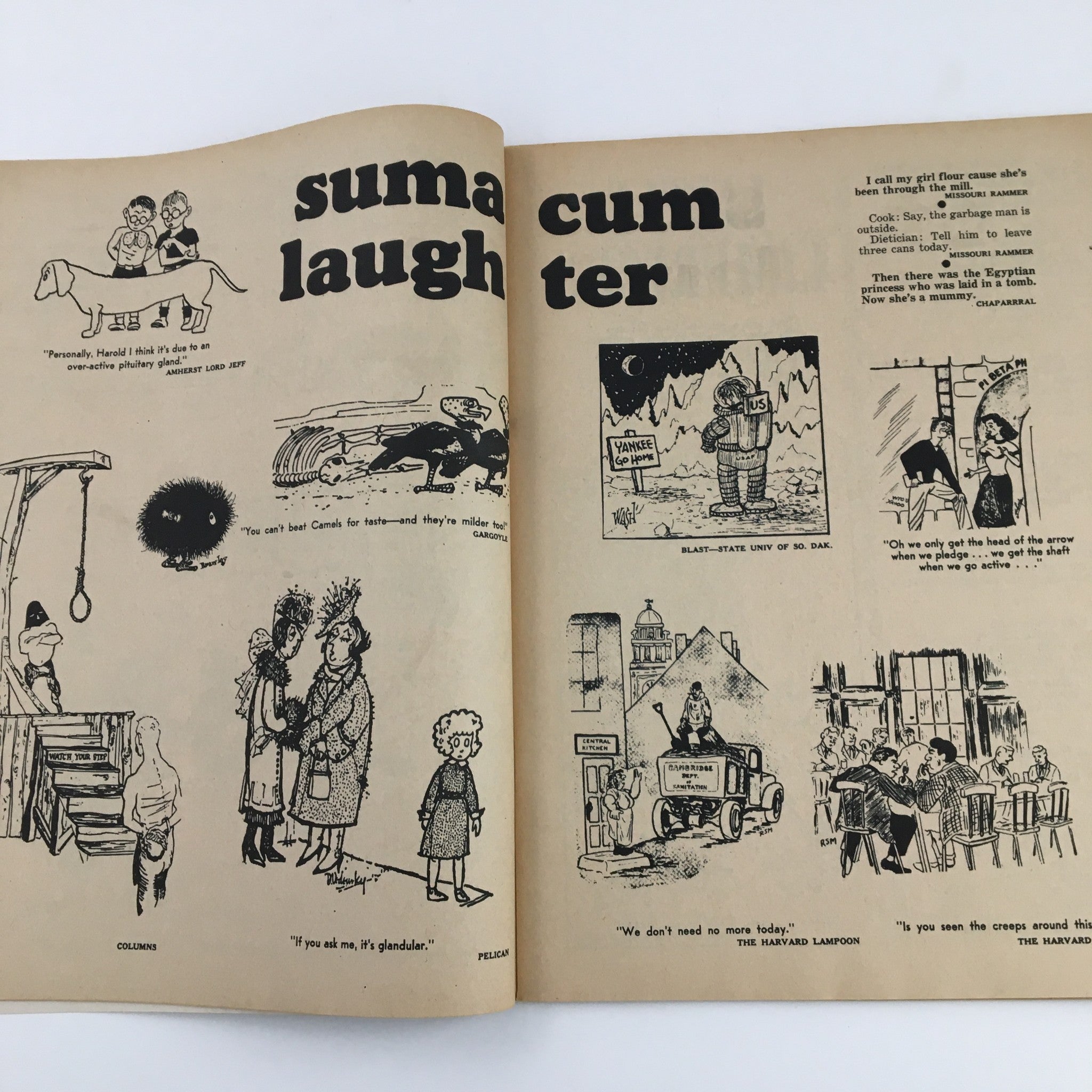 Campus Jokes and Cartoons February 1967 Vol. 1 No. 2 The Suma Cum Laughter